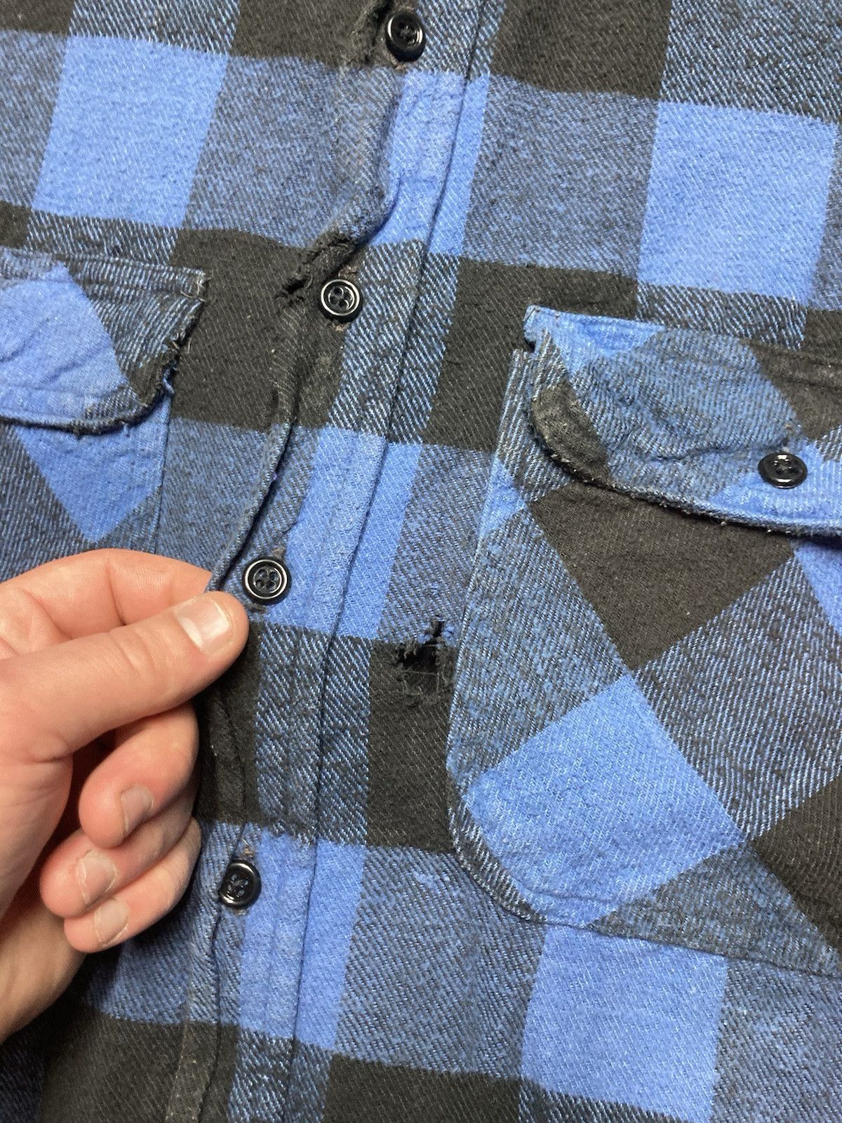 Vintage Vtg Dakota flannel shirt five brother woven cotton thick XXL Size US XXL / EU 58 / 5 - 4 Thumbnail