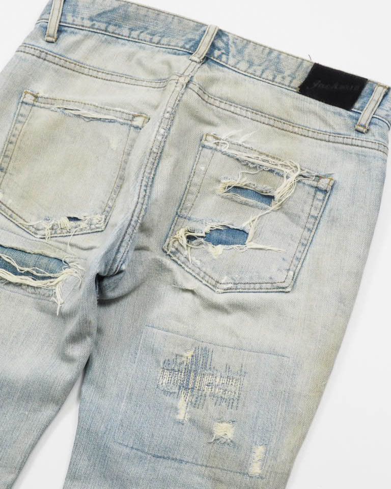 JACKROSE × Japanese Brand Jack rose distressed denim Size US 31 - 7 Thumbnail
