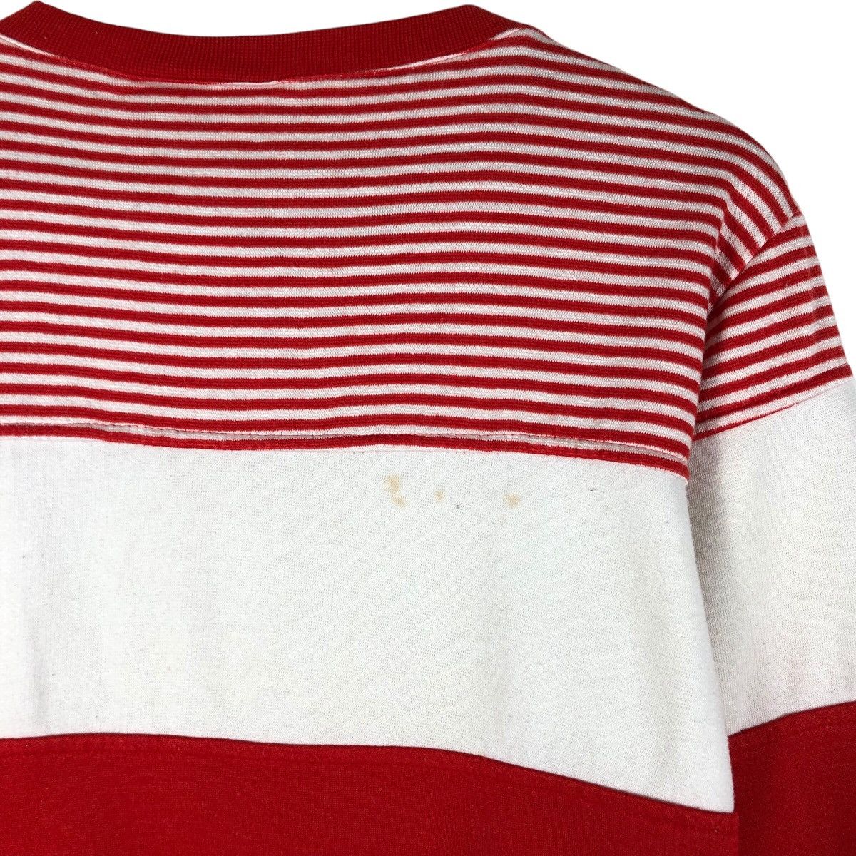 Vintage WILSON Vintage Red Stripe Sweatshirt Size US M / EU 48-50 / 2 - 5 Thumbnail