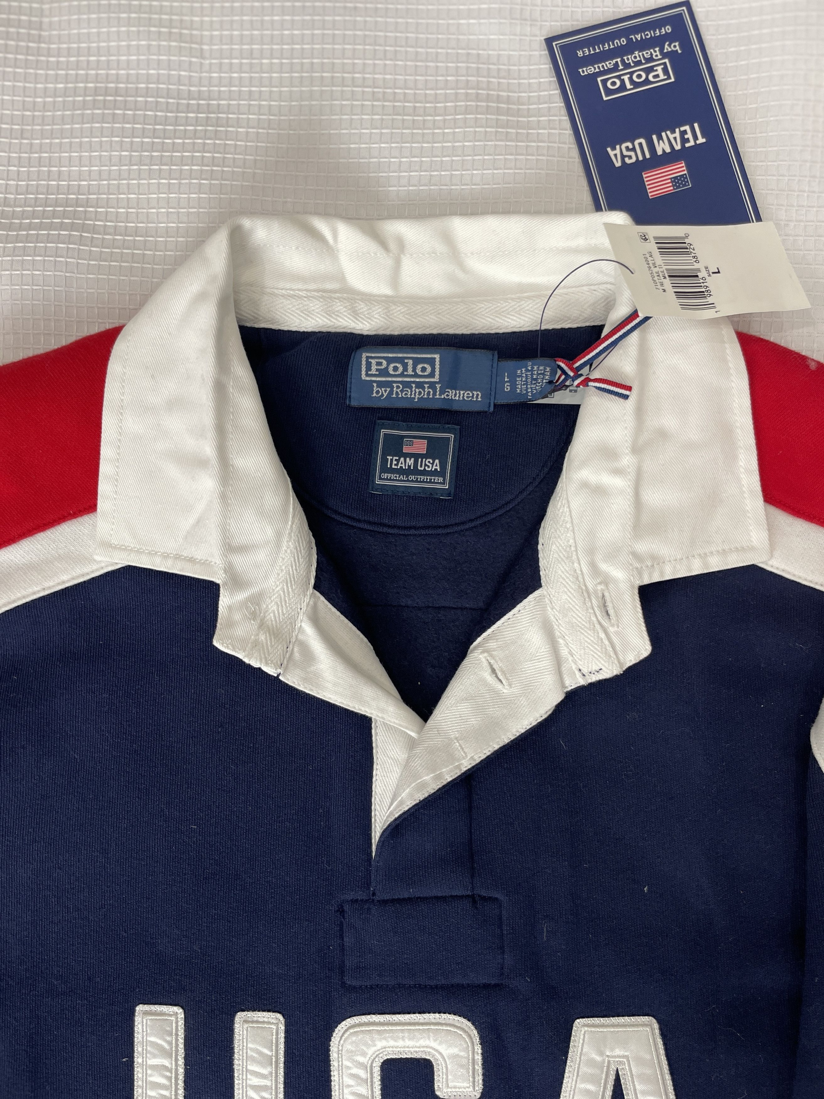Polo Ralph Lauren Polo Ralph Lauren Men's Team USA Rugby Sweatshirt sz L Size US L / EU 52-54 / 3 - 10 Thumbnail