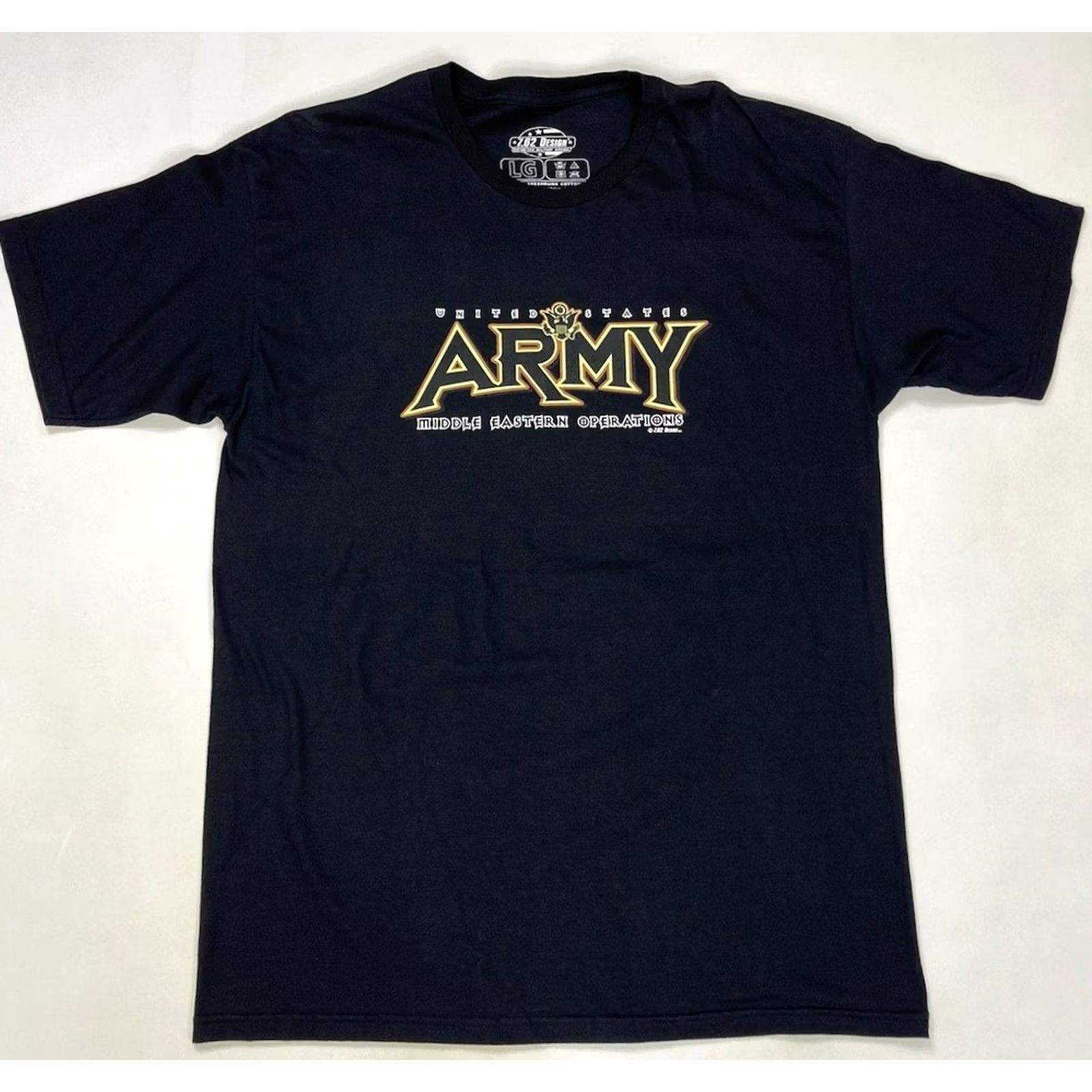 4SDESIGNS 7.62 Designs US Army Graphic T-shirt Men Large Black Cotton Crew Neck Short Sleeve Size US L / EU 52-54 / 3 - 4 Thumbnail