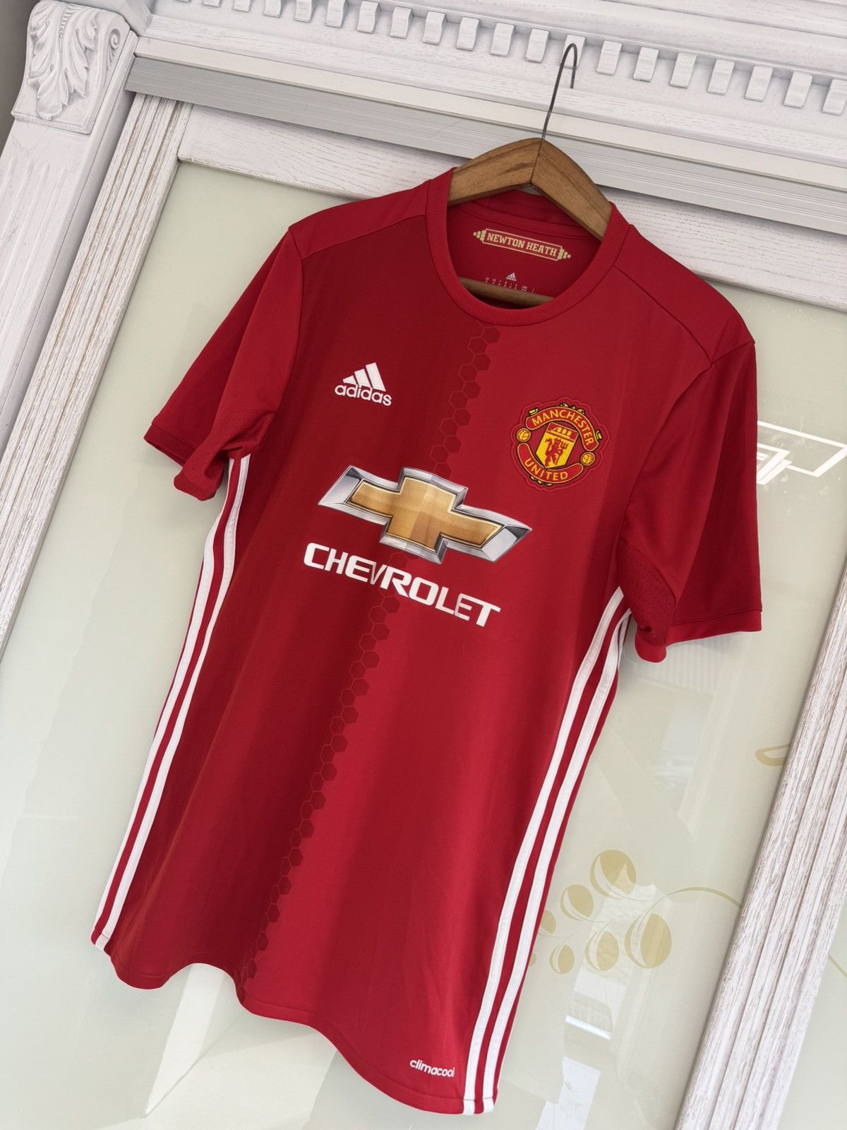 Adidas Manchester United 2016-2017 Home Soccer Jersey Football Kit Size US M / EU 48-50 / 2 - 3 Thumbnail