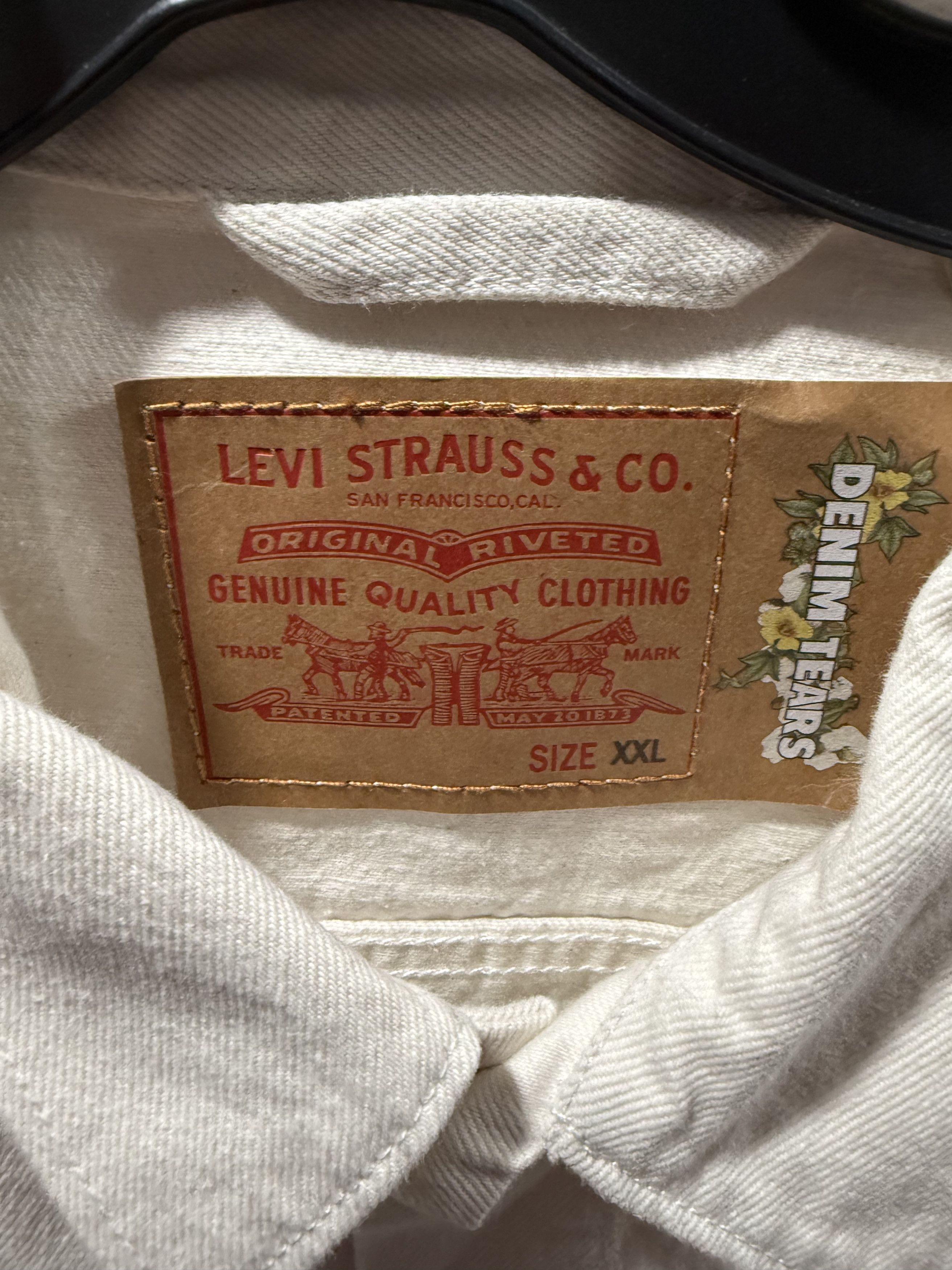DENIM TEARS × Levi's Denim tears levi's denim jacket Size US XXL / EU 58 / 5 - 3 Thumbnail