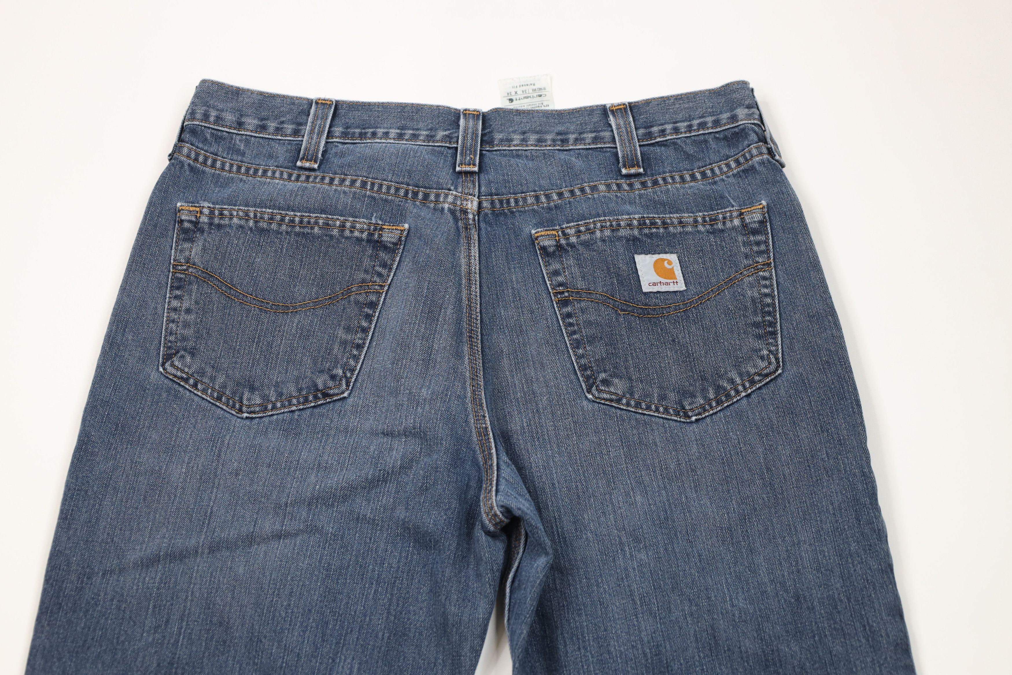 Carhartt × Vintage Vintage Y2K Carhartt Spell Relaxed Fit Wide Leg Denim Jeans Size US 34 / EU 50 - 8 Thumbnail