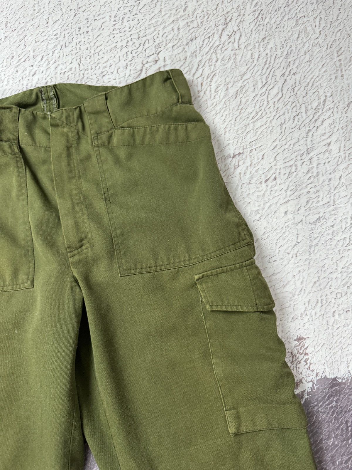 Vintage Vintage 80s Militari Utility Khaki Army distressed cargo Size US 32 / EU 48 - 9 Thumbnail