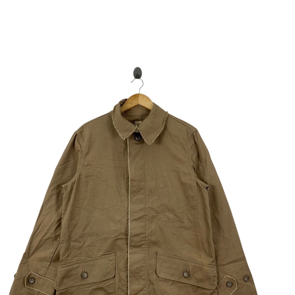 ABLE Vintage ALBE JAPAN DESIGNER Natural Dye Trench Coat Parka Size M / US 6-8 / IT 42-44 - 2 Thumbnail