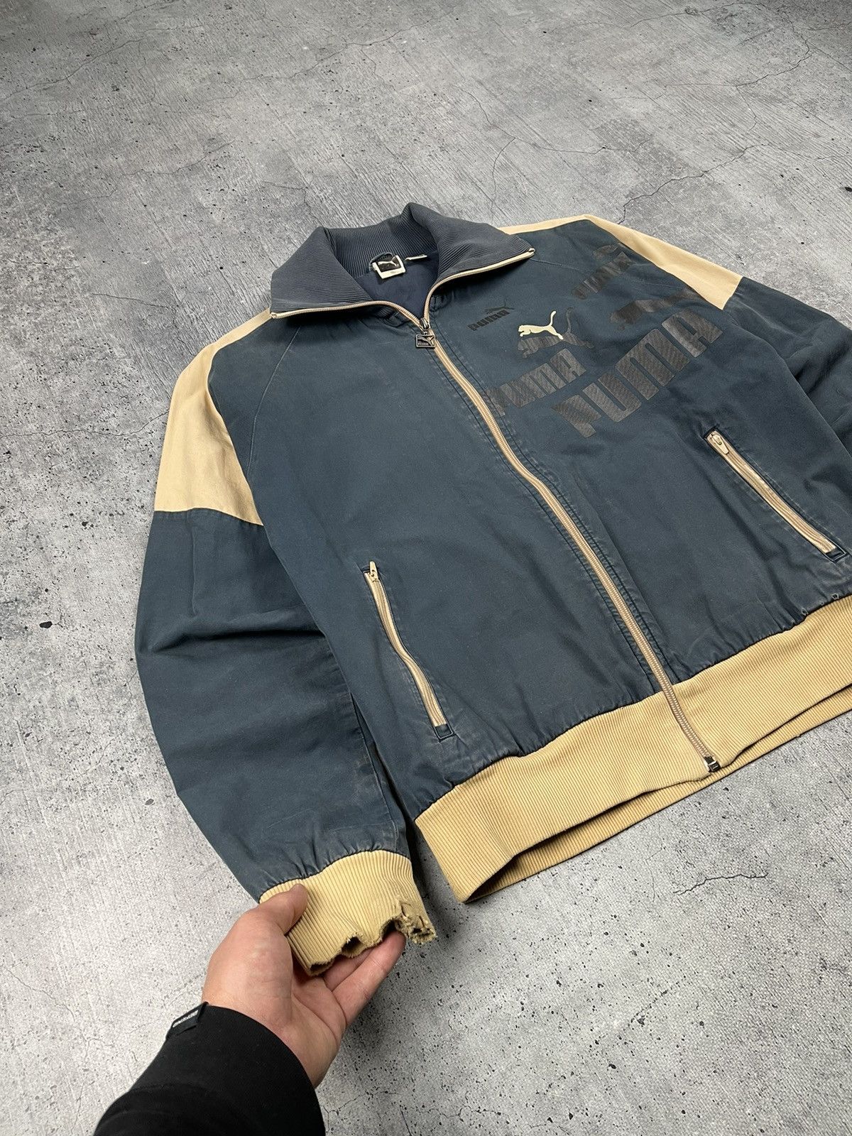 Puma × Vintage PUMA Retro Style Zip Up Eshay Bomber Sports Jacket Size US M / EU 48-50 / 2 - 6 Thumbnail