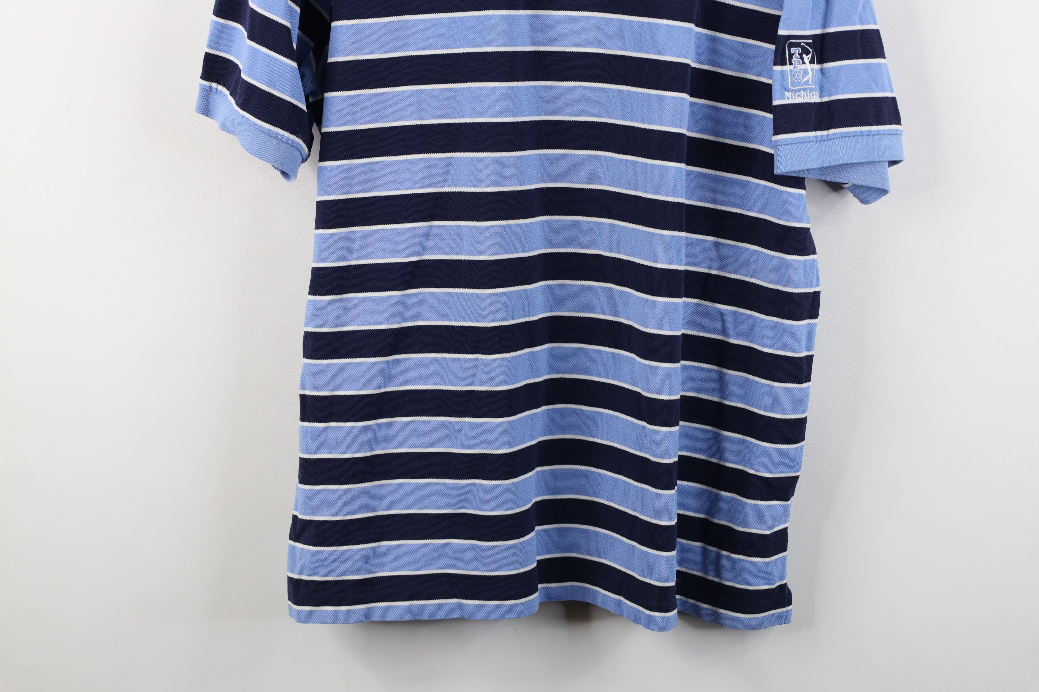 Ralph Lauren Polo Golf Ralph Lauren Striped Color Block Knit Polo Shirt Size US XL / EU 56 / 4 - 3 Thumbnail