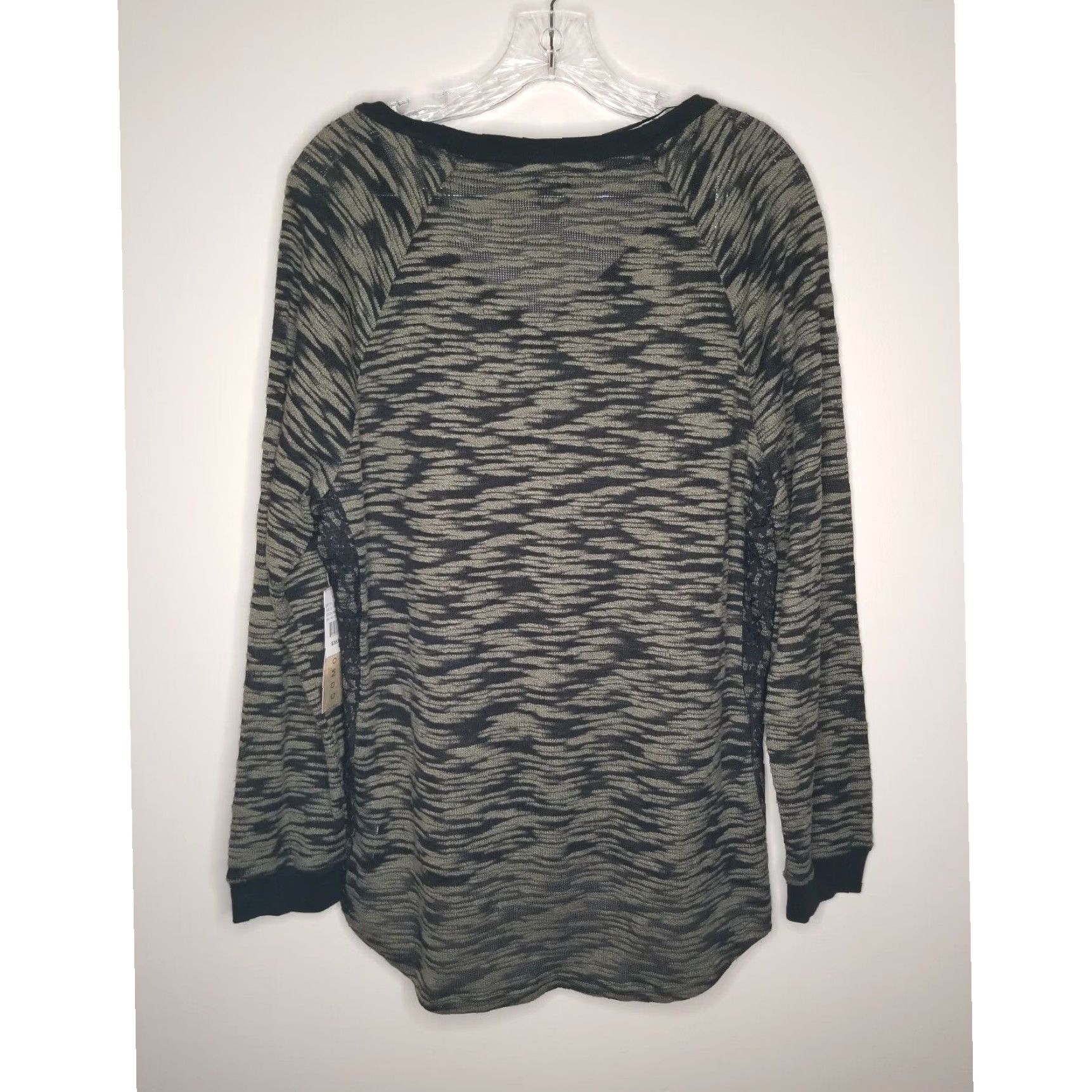 Vintage VINTAGE Como Blouse Womens Long Sleeve Green Black 1X Plus Size XL / US 12-14 / IT 48-50 - 4 Thumbnail