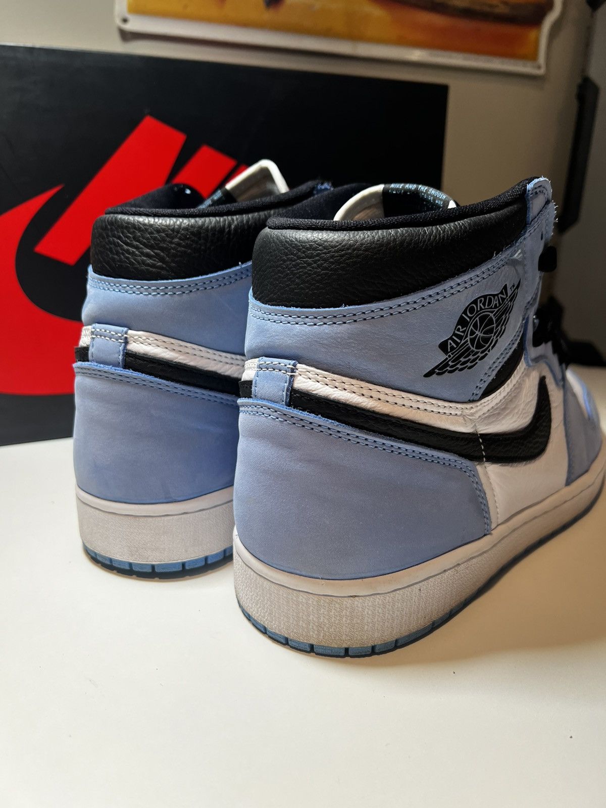 Jordan Brand Jordan 1 High University Blue Size US 12 / EU 45 - 5 Thumbnail