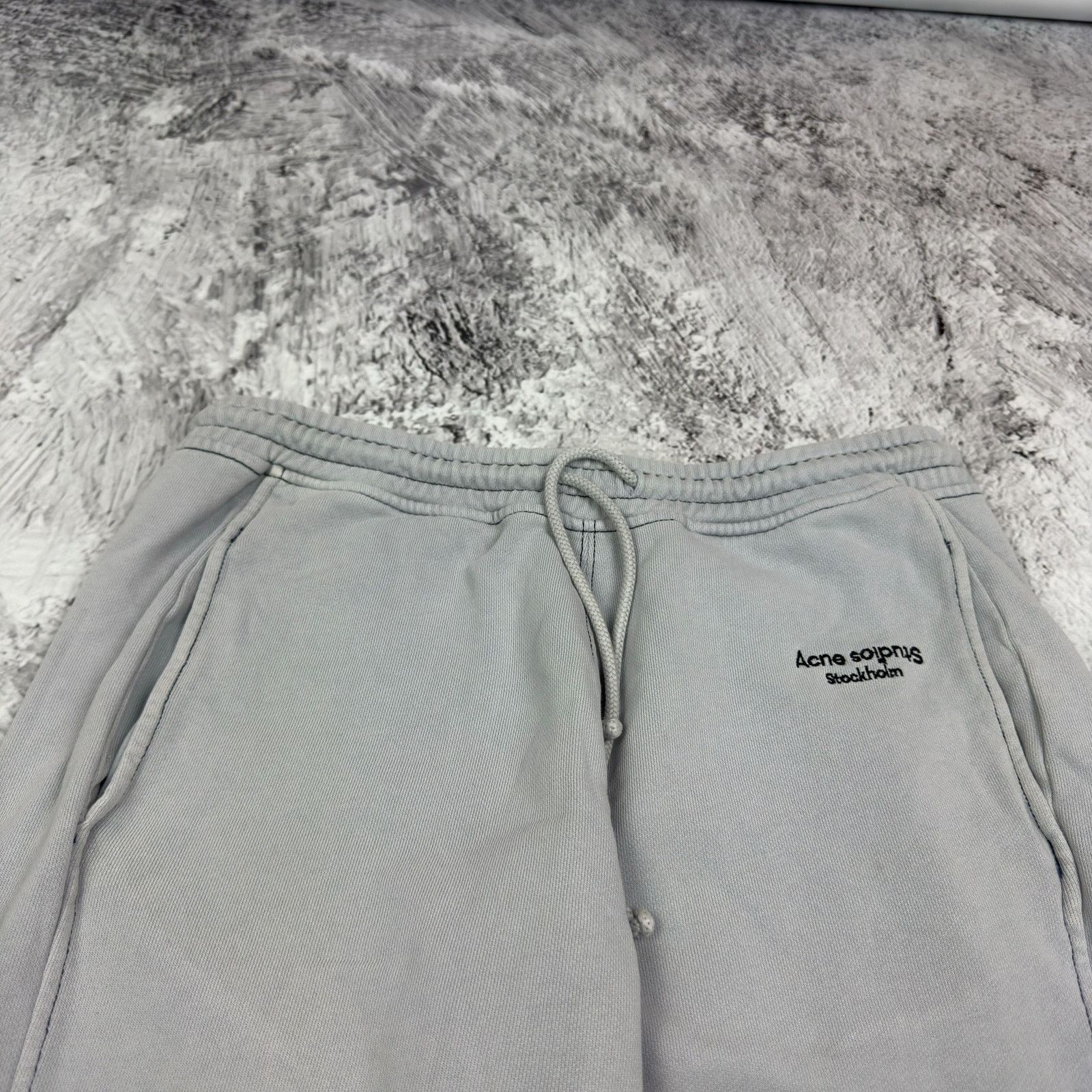 Acne Studios Acne Studios Stockholm Gray Cotton Sweatpants Small Size US 30 / EU 46 - 7 Thumbnail