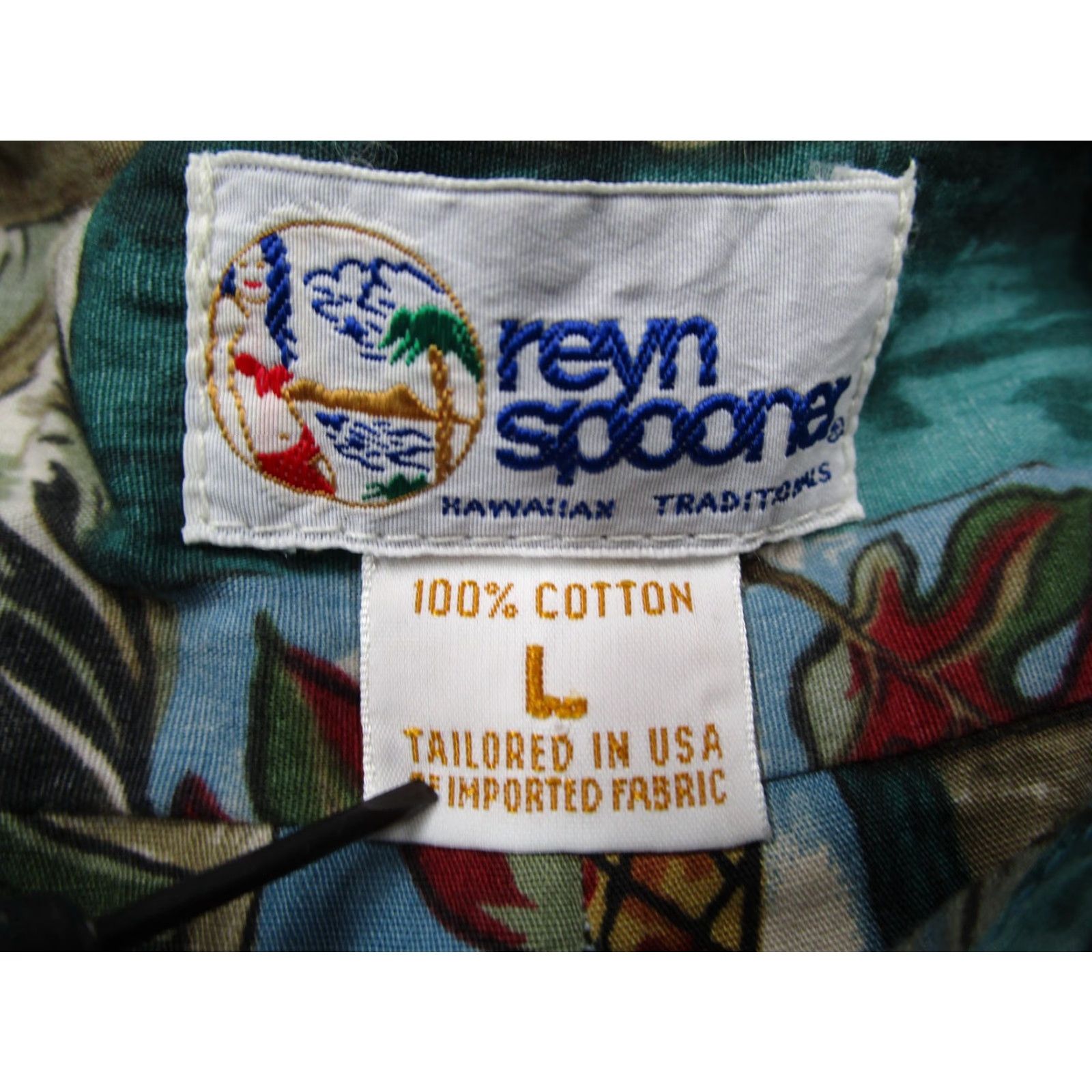 Reyn Spooner VINTAGE Reyn Spooner Shirt Mens Large Pineapple Palm Hawaiian Aloha Button Up Size US L / EU 52-54 / 3 - 3 Thumbnail