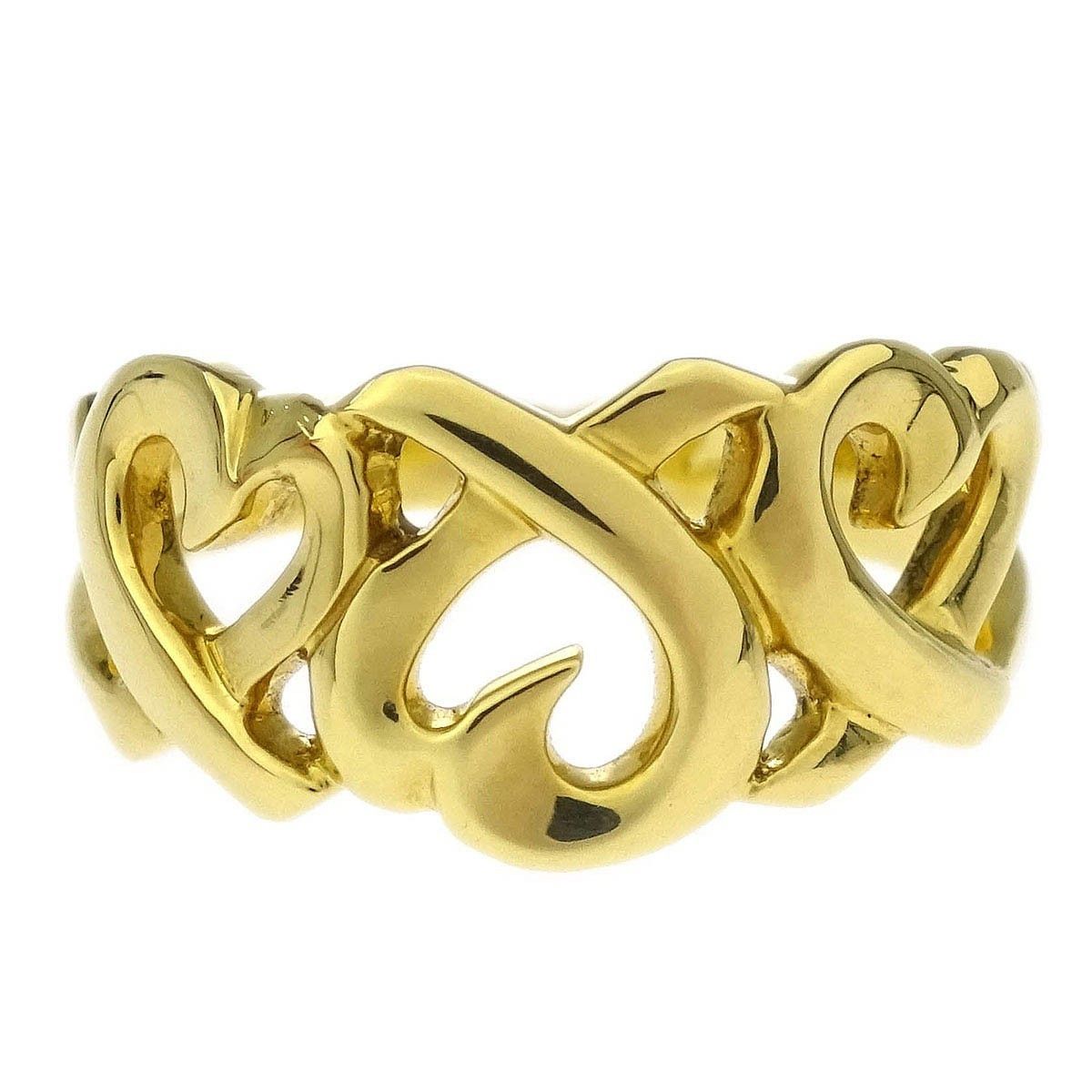 Tiffany & Co. Tiffany & Co. Triple Loving Heart Ring 18K Yellow Gold Size ONE SIZE - 1 Thumbnail
