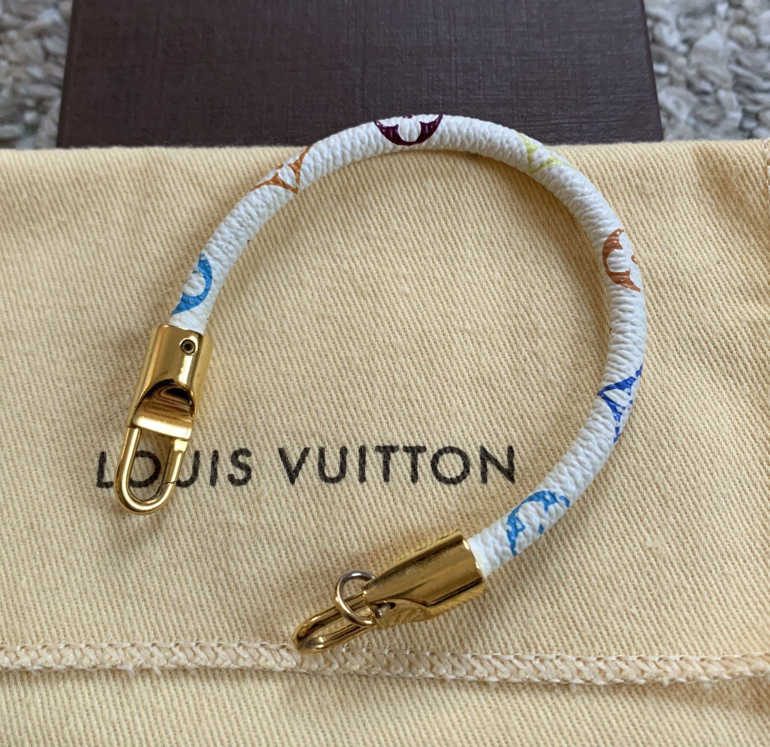 Louis Vuitton × Takashi Murakami S/S 2003 Louis Vuitton x Murakami Monogram Luck It Bracelet Size ONE SIZE - 1 Thumbnail