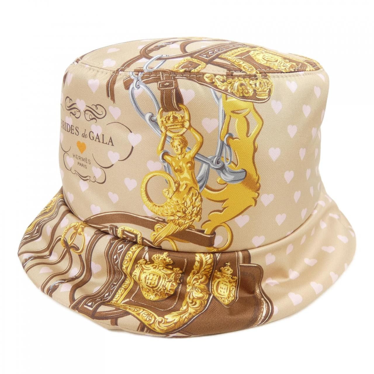 Hermes Hermes Hermes JANE LOVE Silk Hat Textile Hats DUTY FREE for USA Size ONE SIZE - 1 Thumbnail