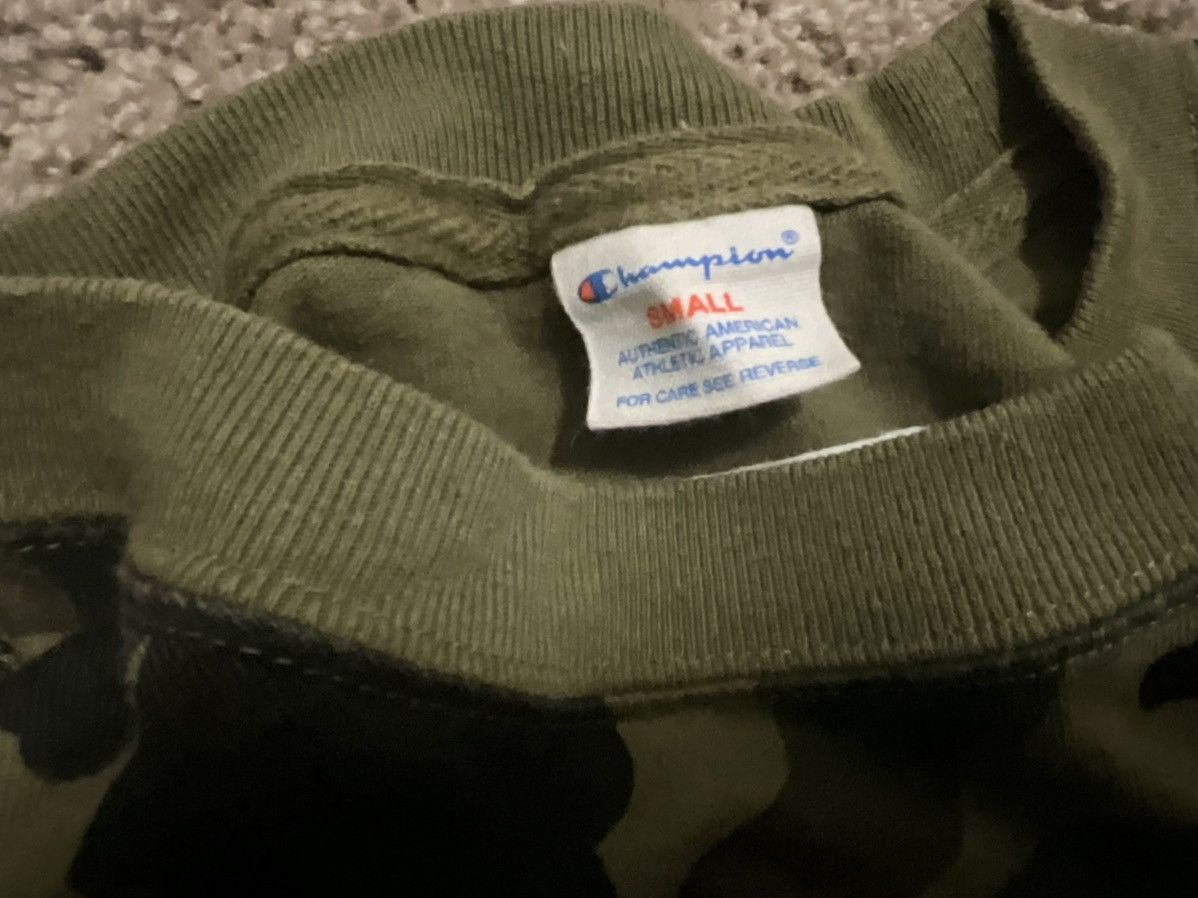 Bape × Champion Bape x champion camo t shirt Size US S / EU 44-46 / 1 - 2 Thumbnail