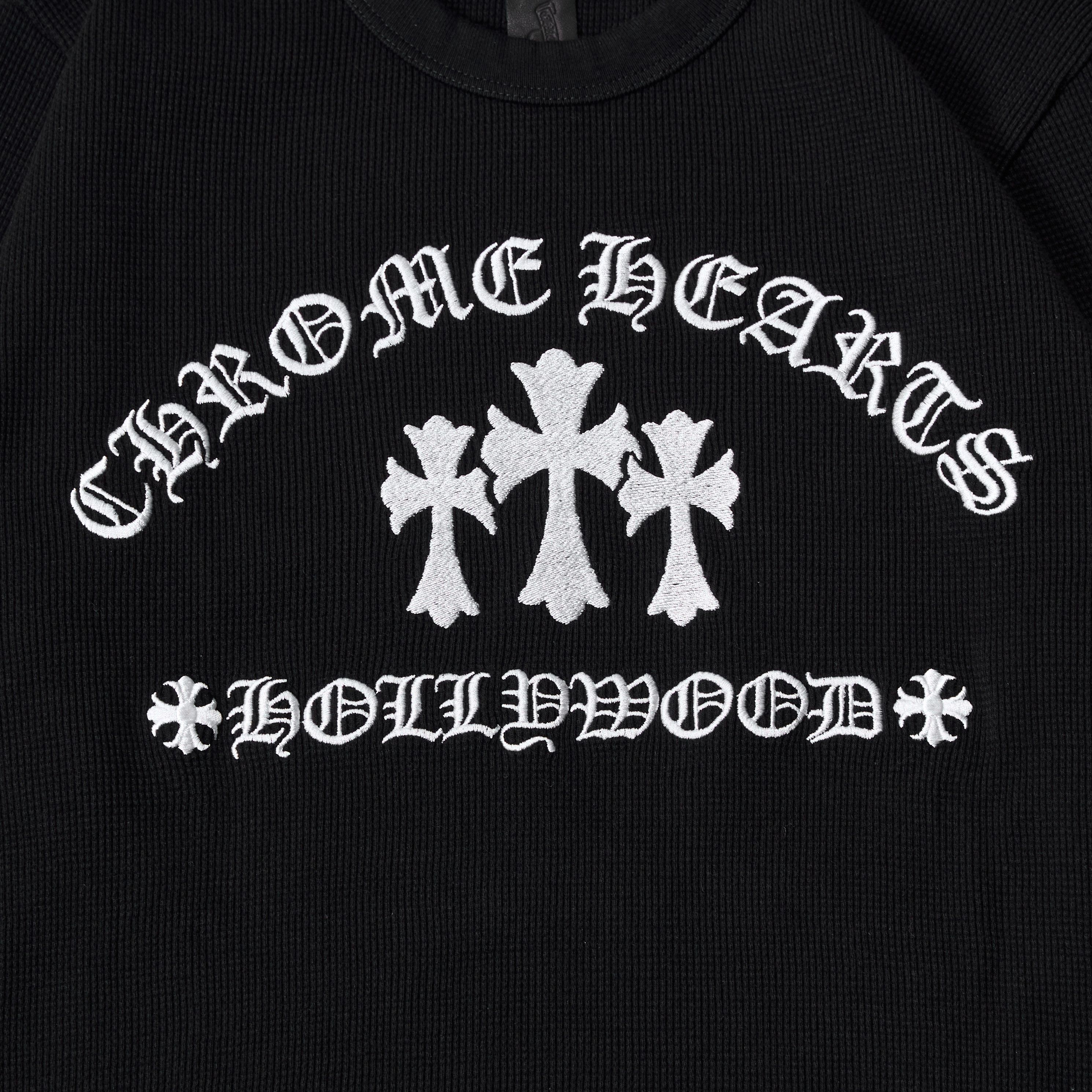 Chrome Hearts CHROME HEARTS Triple Cross Embroidered Sweater BLACK Size US S / EU 44-46 / 1 - 3 Thumbnail