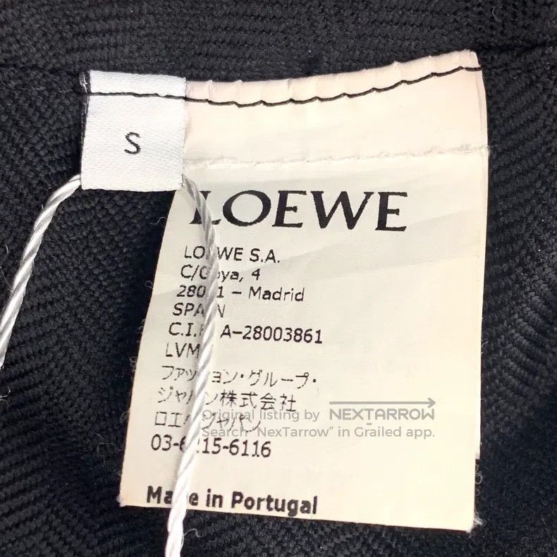 Loewe Loewe size S Black logo leather badge cotton lamb leather f Size ONE SIZE - 9 Thumbnail