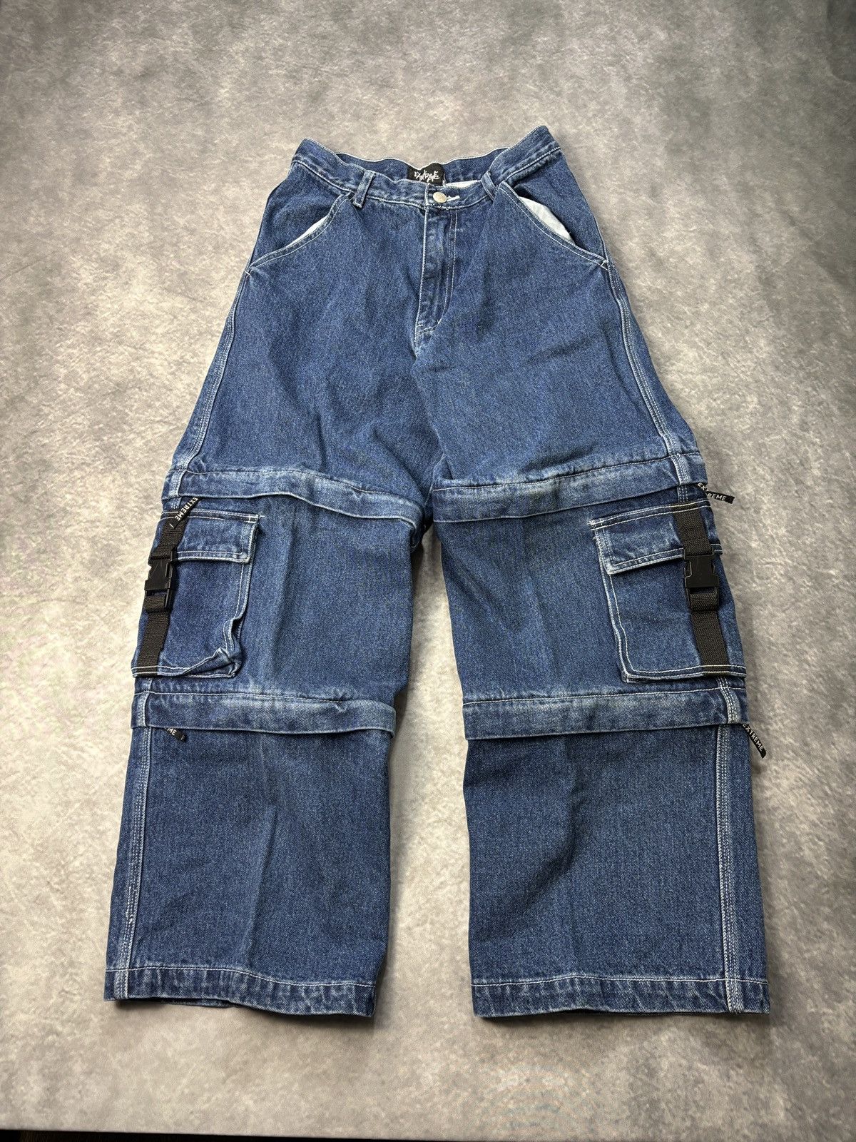 【Raucohouse】Monster cargo vintage denim pants 4_d696ba0b-0bf6-4781-8634-