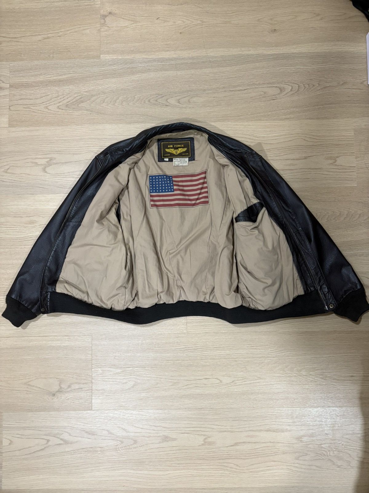 Other Landing Leathers Flight Bomber Jacket Size US L / EU 52-54 / 3 - 2 Thumbnail