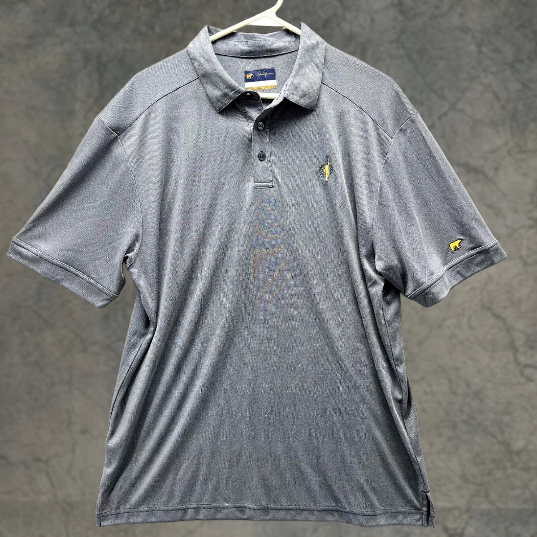 Vintage VINTAGE Jack Nicklaus Polo Shirt Men Large Grey Casual Stretch Golf Luxtouch Golfer Size US L / EU 52-54 / 3 - 1 Thumbnail