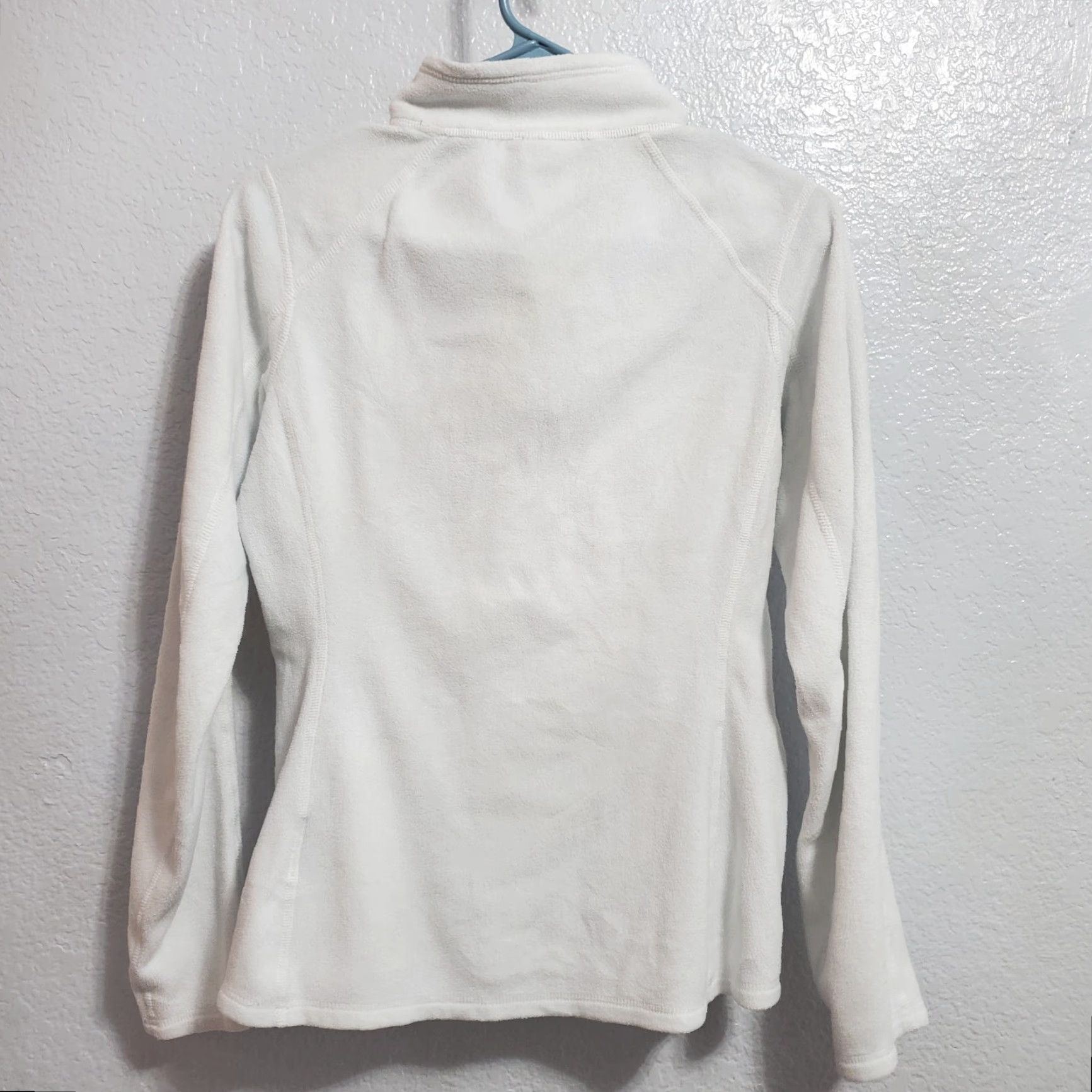 The North Face VINTAGE The North Face Fleece Pullover Shirt 1/4 Zip Long Sleeve White Womens (S) Logo Outdoors Size S / US 4 / IT 40 - 2 Thumbnail