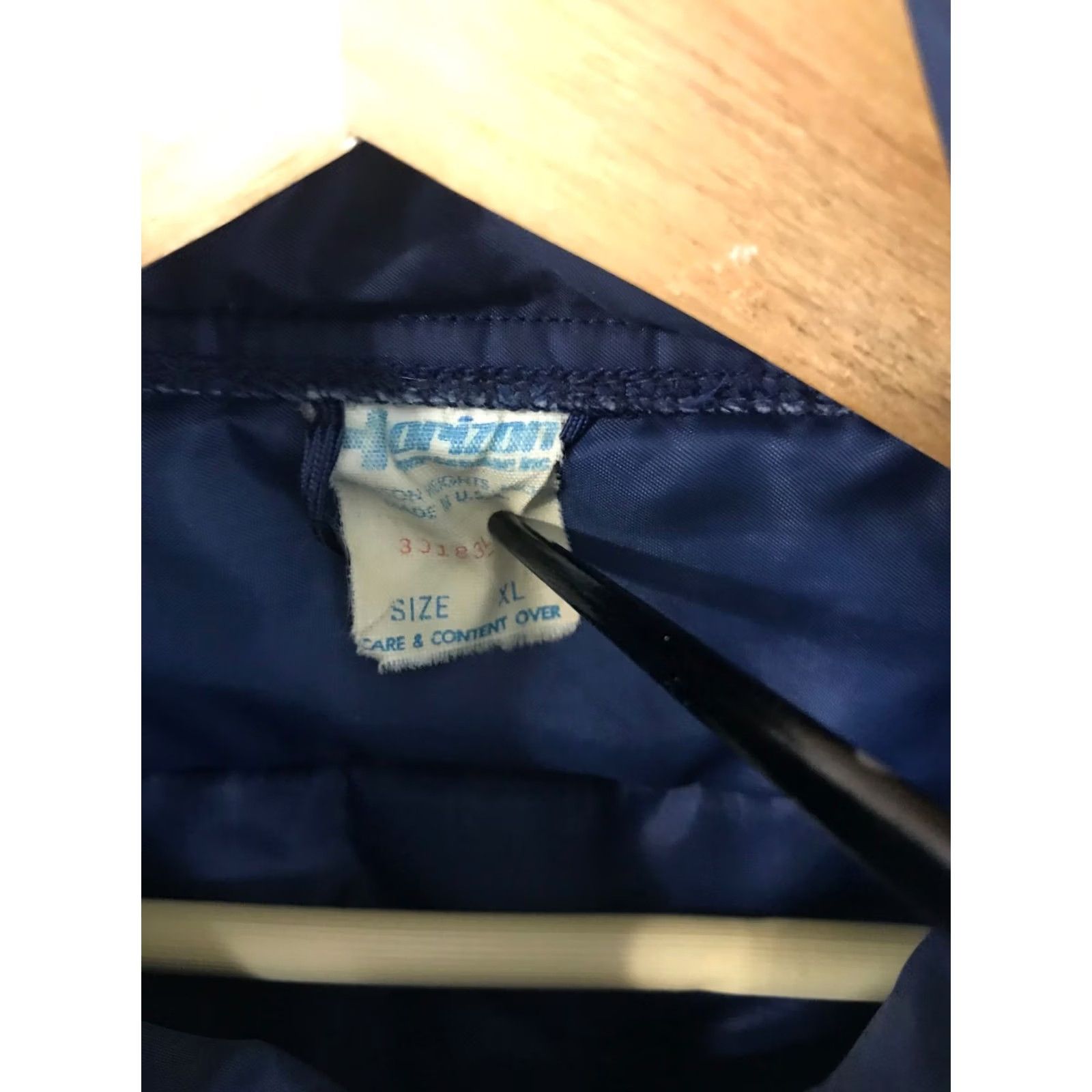 Vintage VTG Horizon Sportswear AO Smith Conservationist Jacket XL Blue Mens Insulated Jacket Size US XL / EU 56 / 4 - 4 Thumbnail