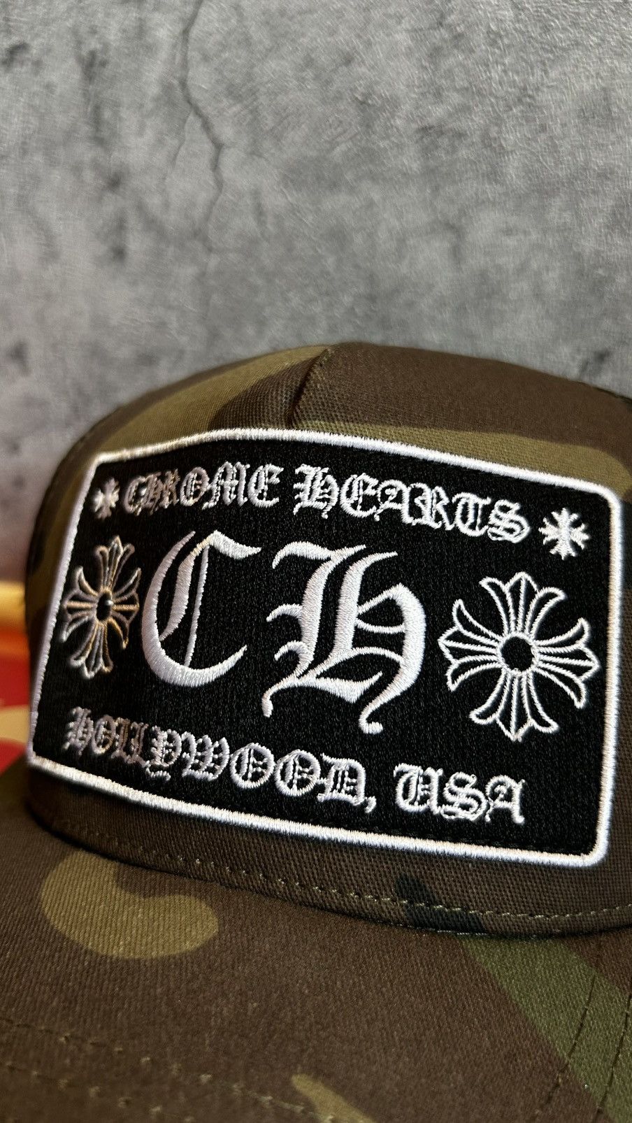 Chrome Hearts Chrome heart camo trucker hat Size ONE SIZE - 2 Thumbnail