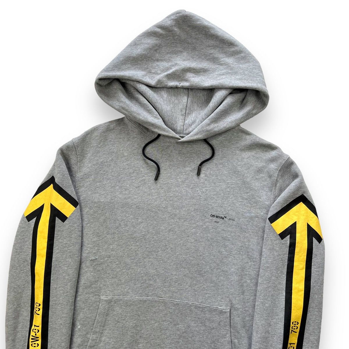 Off-White Off-White Yellow Arrows Hoodie Size US S / EU 44-46 / 1 - 3 Thumbnail