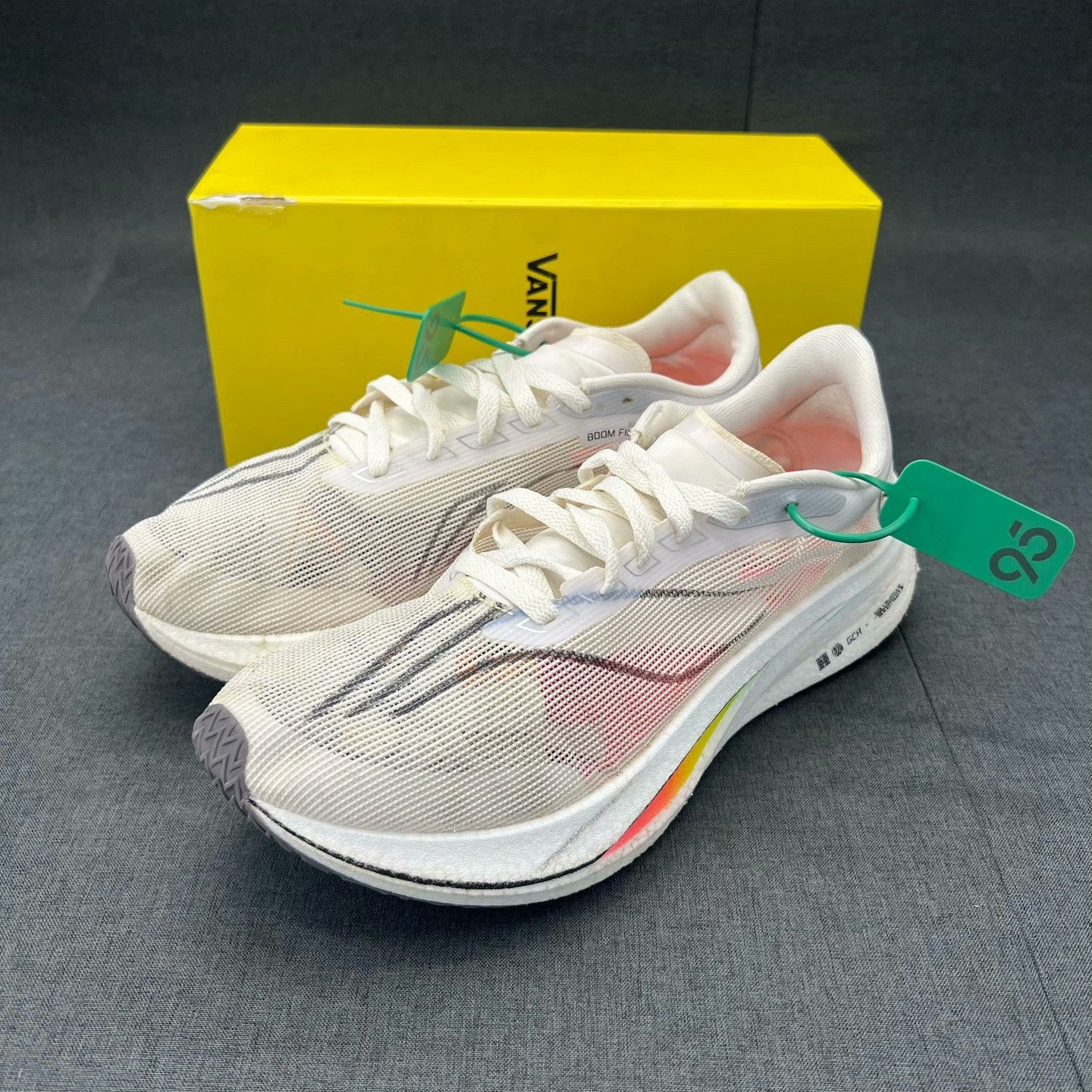 Li-Ning Li-Ning White Lowtop Sneakers 46 Men Size US 12 / EU 45 - 1 Thumbnail