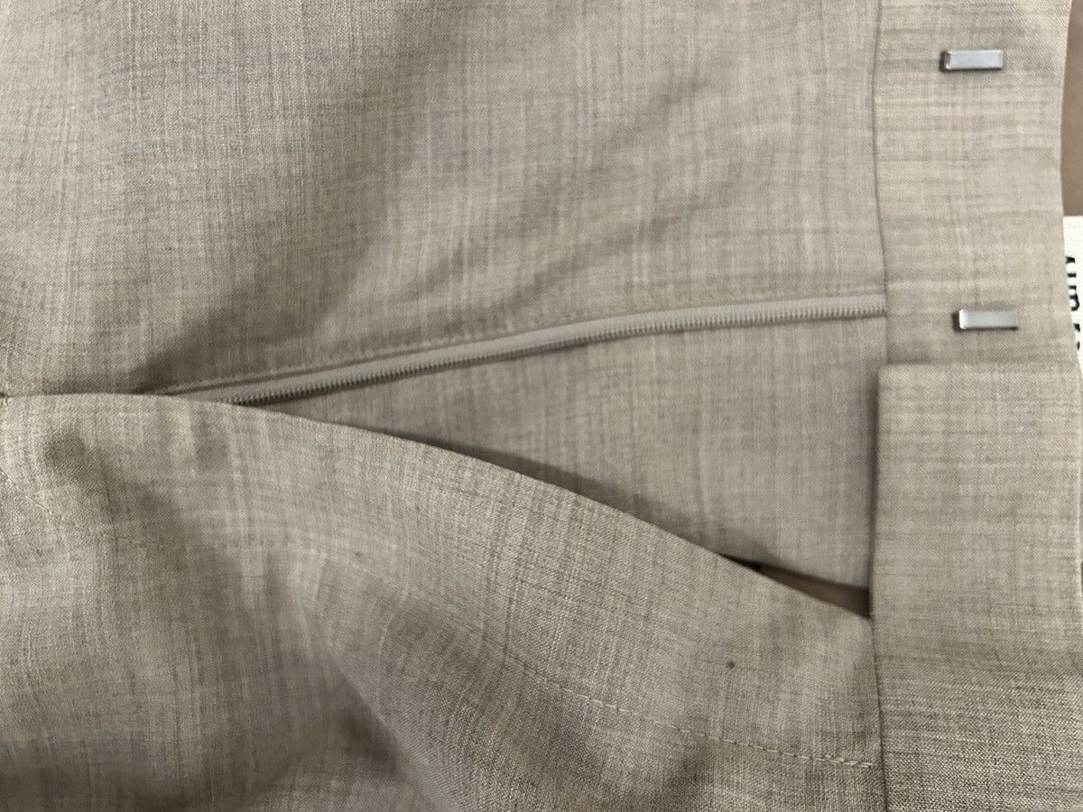 Auralee Auralee super fine tropical wool grey beige slacks Size US 32 / EU 48 - 6 Thumbnail