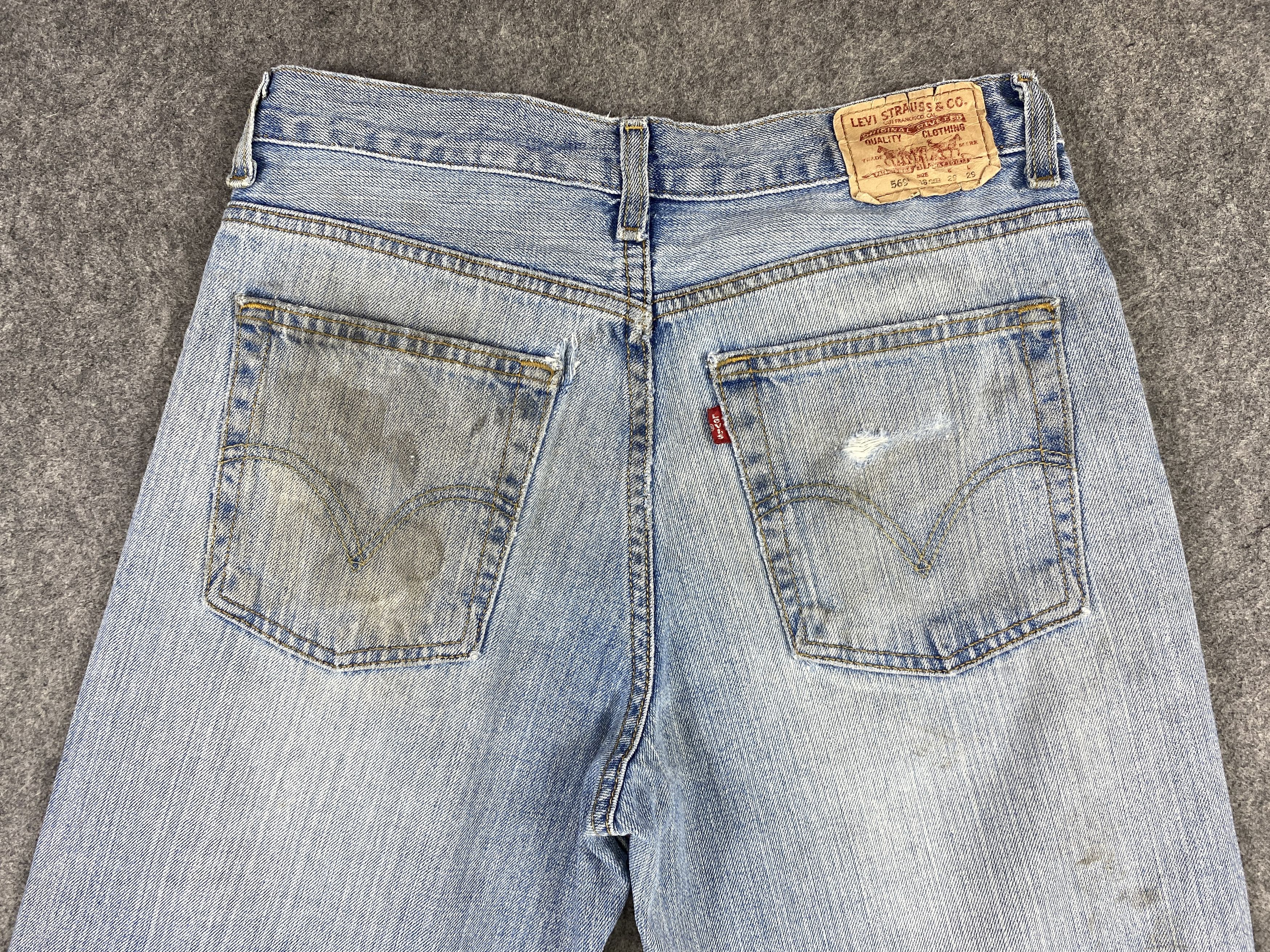Levi's Dirty Used Blue Vintage Levi's 569 30x30 Denim -JN1717 Size US 30 / EU 46 - 4 Thumbnail