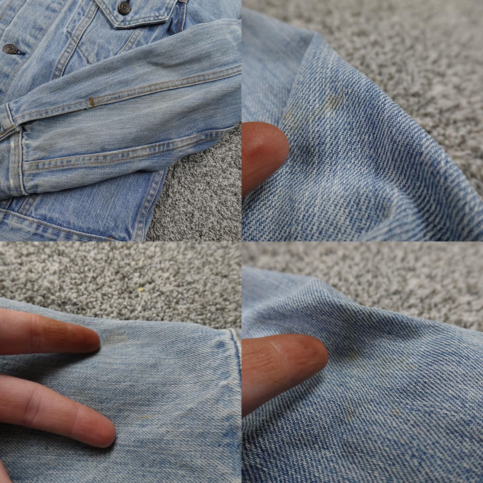 Levi's VTG Levi's Jacket Mens 36 Blue Denim Type III Trucker Western Coat 70s 80s USA Jeans Size US XXS / EU 40 - 8 Thumbnail