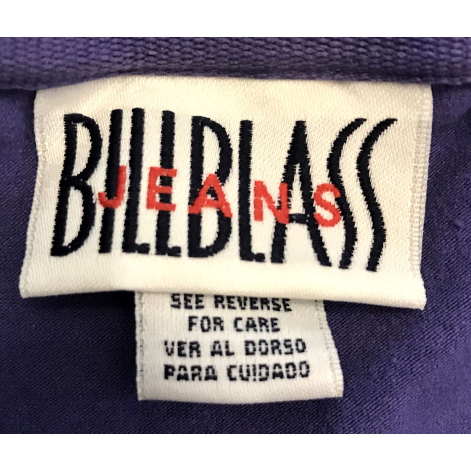 Bill Blass VINTAGE Bill Blass Purple PULLOVER Shirt Women LARGE V-Neck Short Sleeve Knit Cotton Spandex Casual 20.5" Pit 23" Length Mens Women Girls 440 Size L / US 10 / IT 46 - 3 Thumbnail