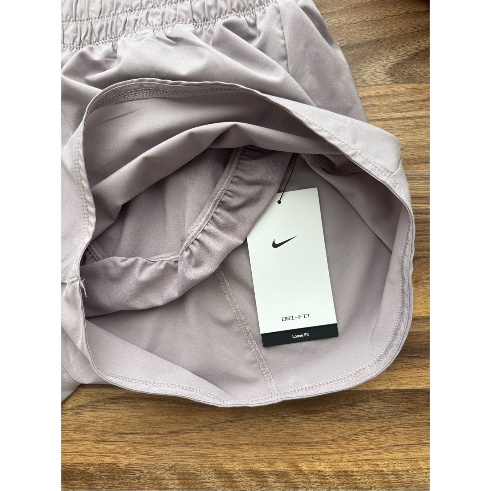 Nike Nike DRI-FIT Women's Mauve Athletic Running Shorts Size 30" / US 8 / IT 44 - 3 Thumbnail
