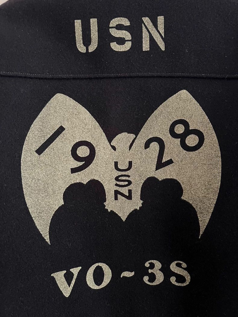 Freewheelers Freewheelers Freewheelers Black bat squadron A-1 pure wool Size US M / EU 48-50 / 2 - 7 Thumbnail
