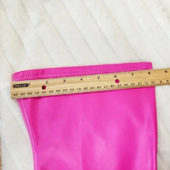 Other Delicious Hot Pink Fuchsia Pointy Toe Platform High Heel Str Size US 7 / IT 37 - 9 Thumbnail