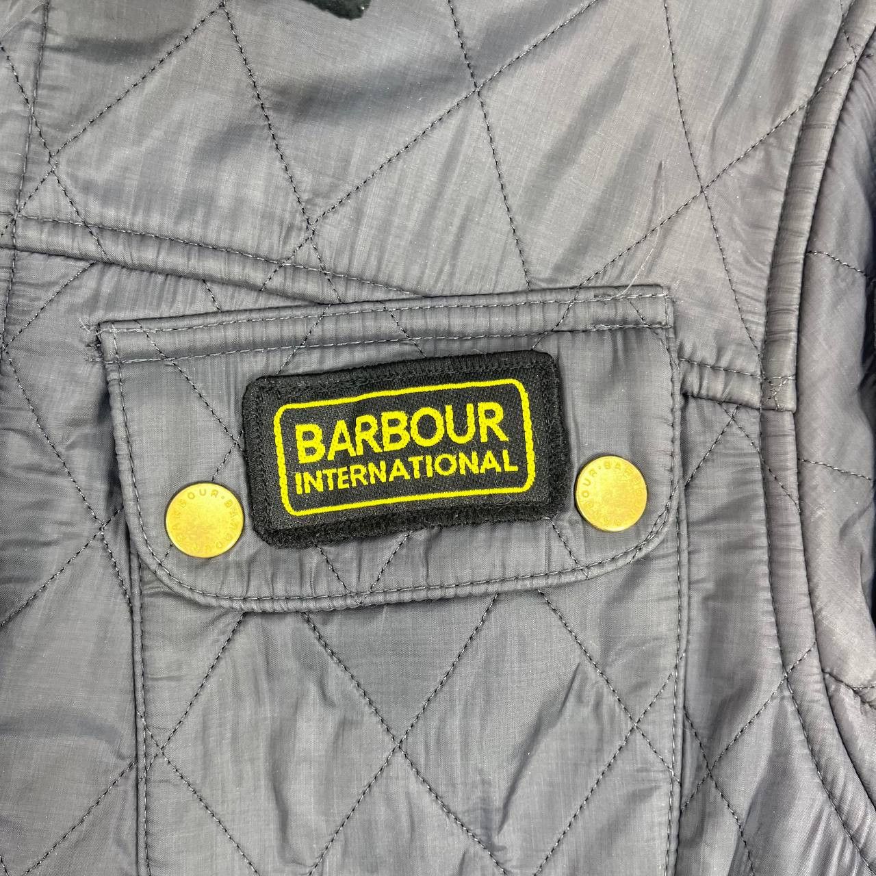 Barbour Barbour International Quilted Jacket Grey Mens Size M Size US M / EU 48-50 / 2 - 4 Thumbnail