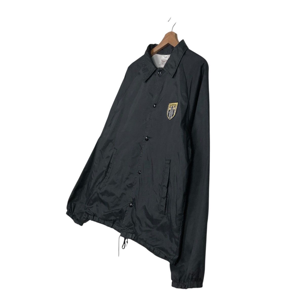 Vintage 📌Vintage Snap Button Coach Jacket Juventus Big Logo Size US M / EU 48-50 / 2 - 3 Thumbnail