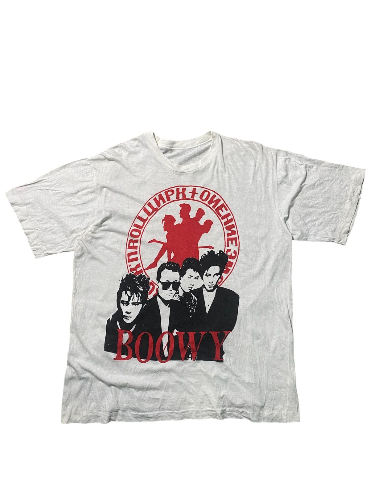 Band Tees Rare Vintage Boowy Japan Rock Band Post Punk The Cure Tshirt Size US L / EU 52-54 / 3 - 1 Thumbnail