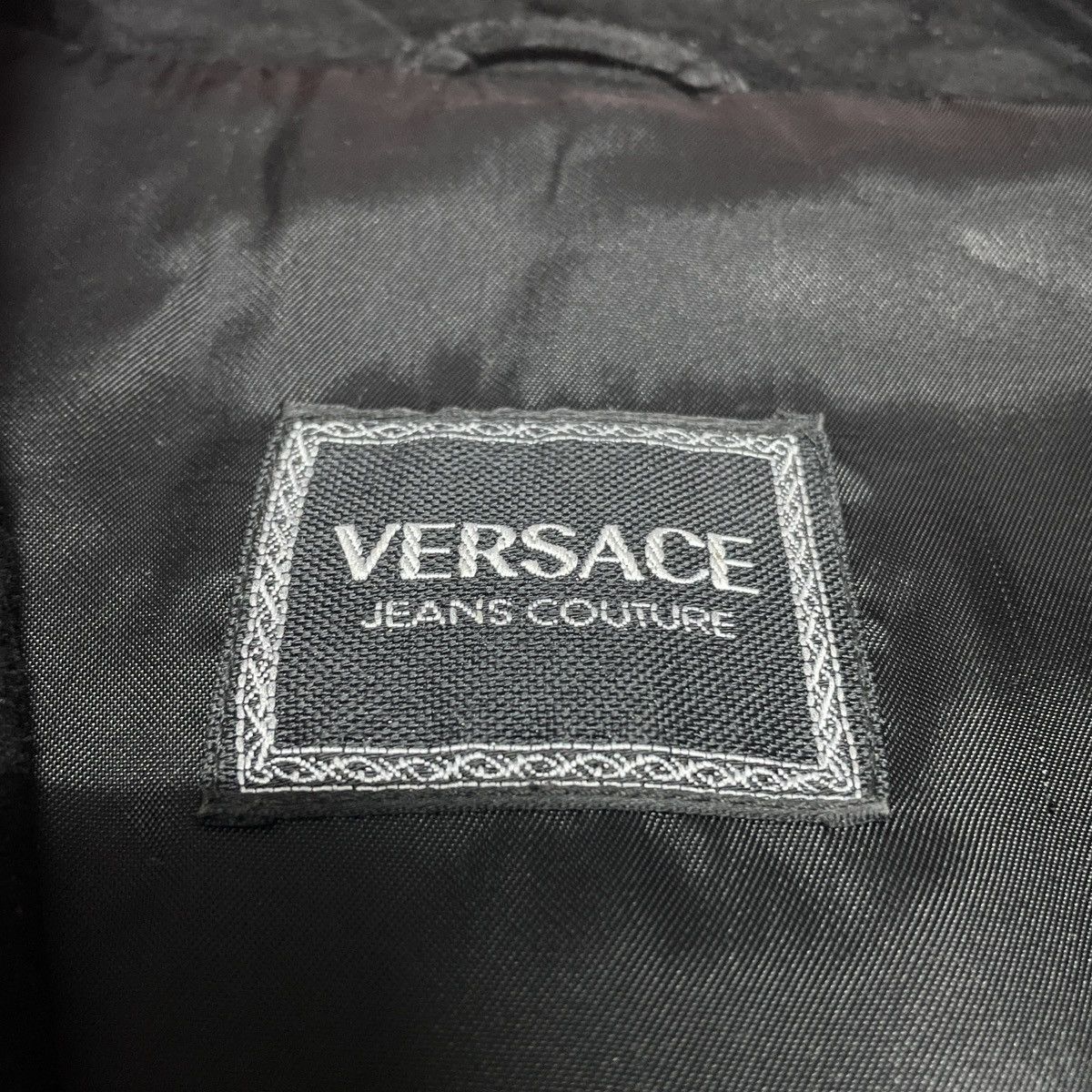 Genuine Leather × Versace × Vintage Versace Parka Suede Leather Size US M / EU 48-50 / 2 - 6 Thumbnail