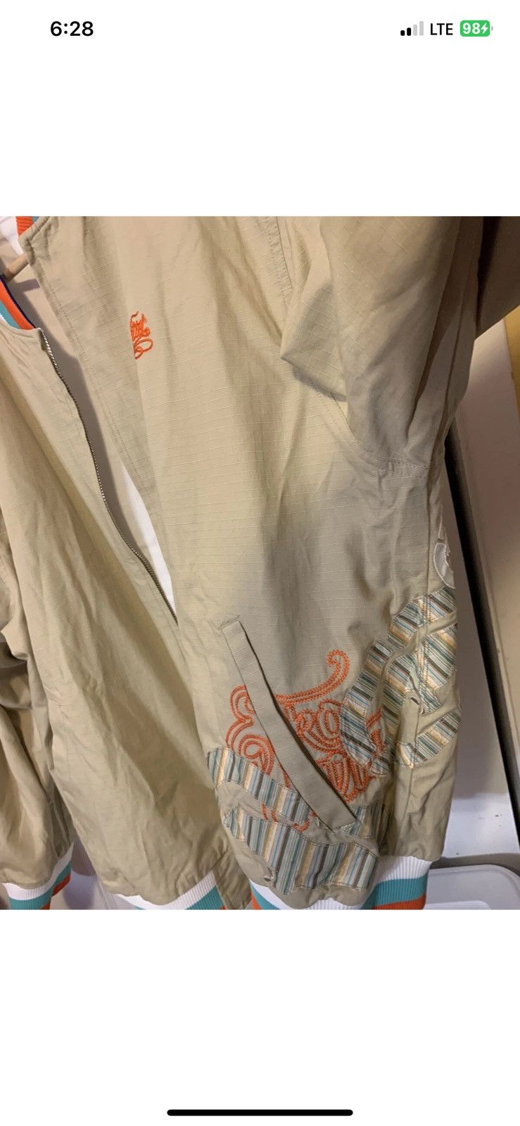 Ecko Unltd. Ecko unltd mens sz 2XL tan white windbreaker reversible Size US XXL / EU 58 / 5 - 8 Thumbnail