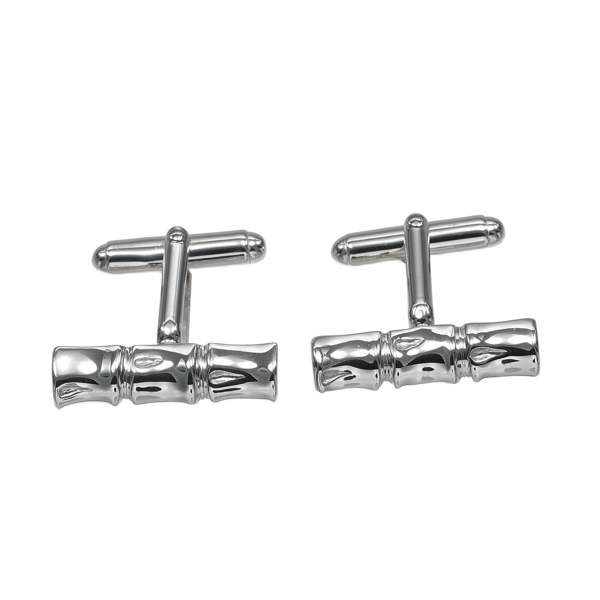 Tiffany & Co. Tiffany & Co. Bamboo Cufflinks, Sterling Silver 925 Size ONE SIZE - 1 Thumbnail