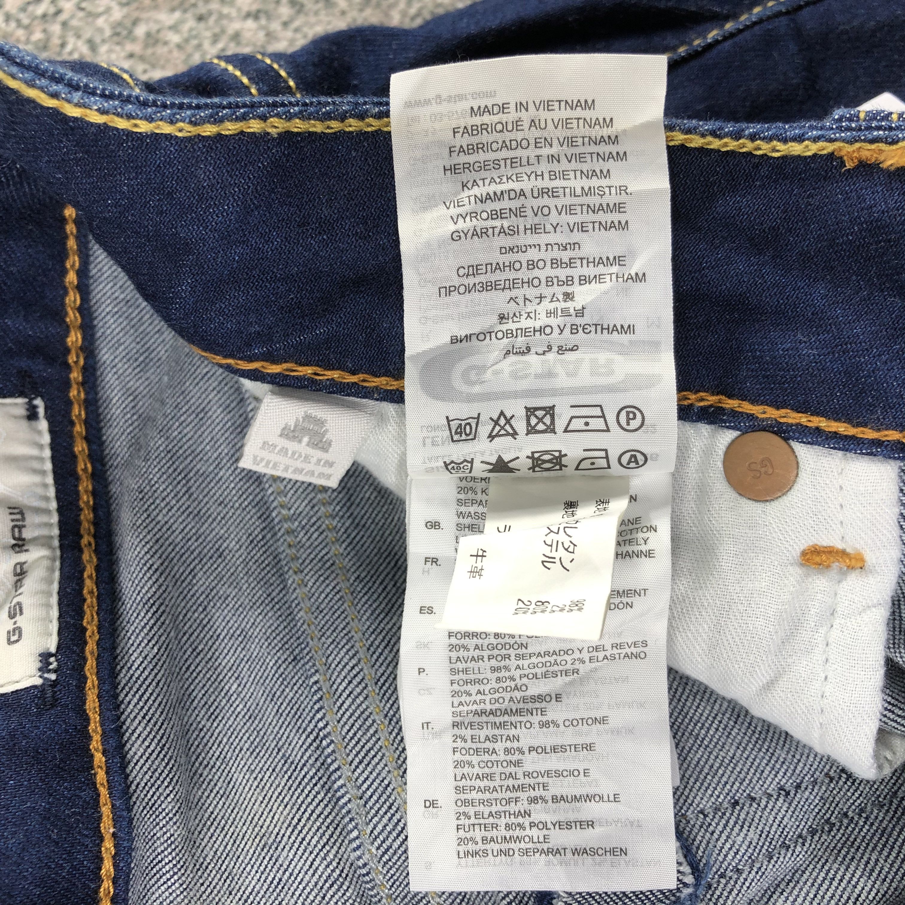 G-Star G Star Raw Jeans Blue Flare Denim KJ1273 Size US 26 / EU 42 - 11 Thumbnail