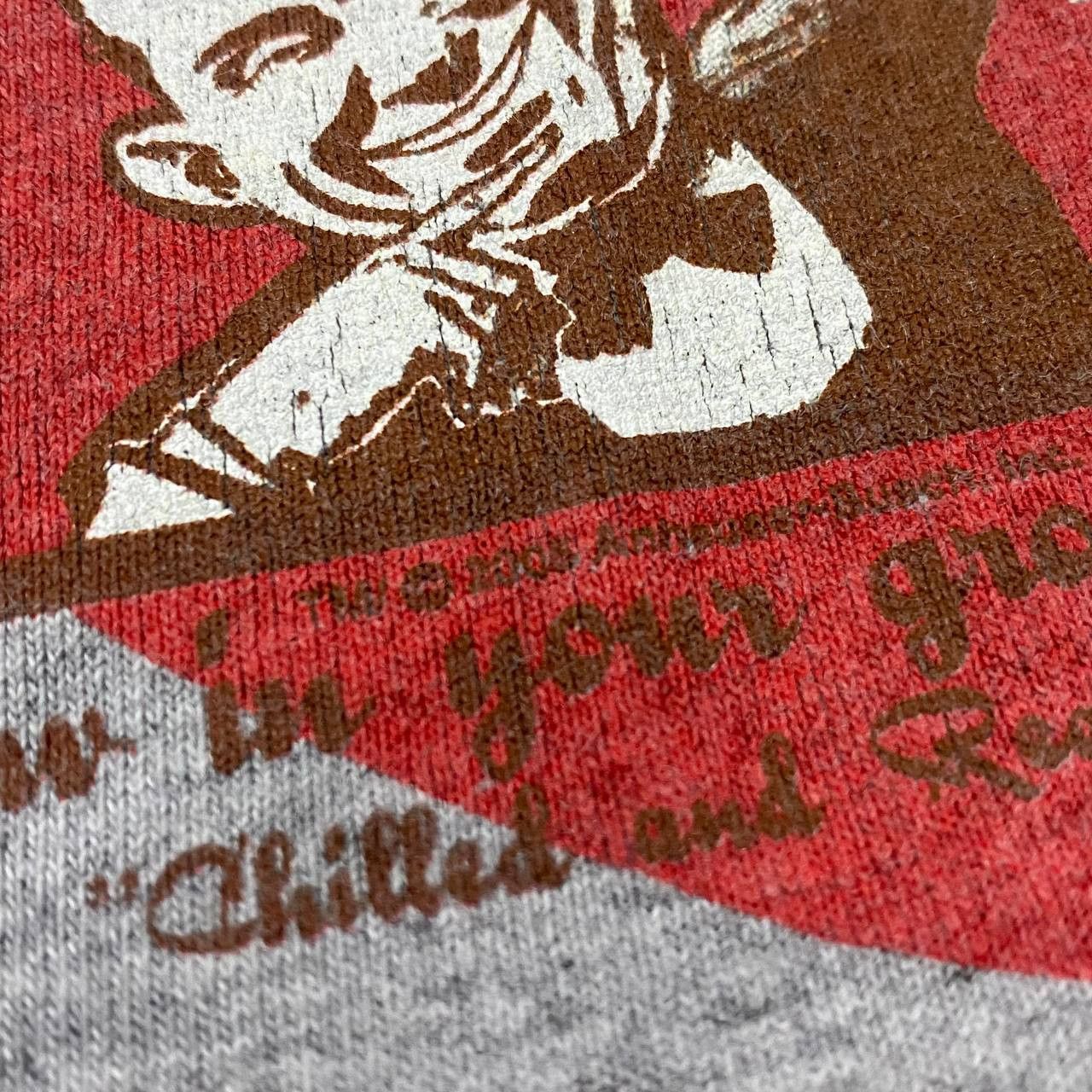 Budweiser × Vintage 00s 2005 Budweiser Smiling Charlie Ringer Tshirt Size US XL / EU 56 / 4 - 3 Thumbnail