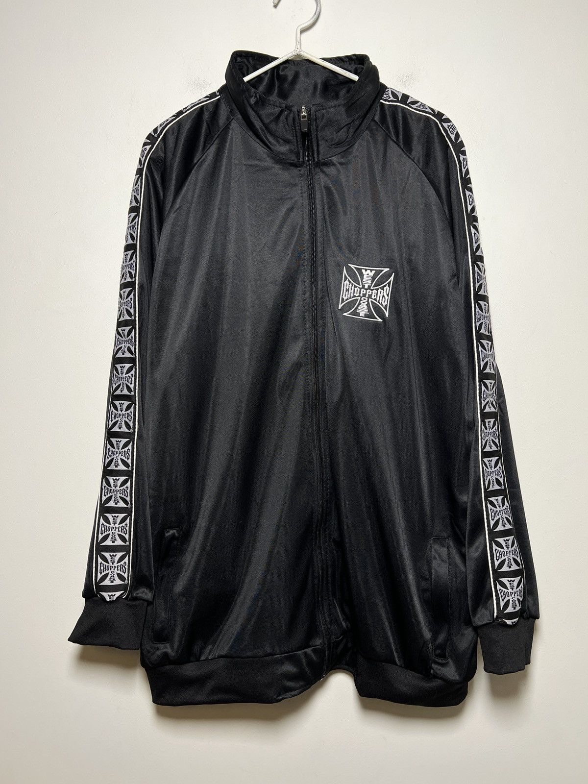 West Coast Choppers West Coast Choppers track jacket in sleek black Size US XXL / EU 58 / 5 - 3 Thumbnail