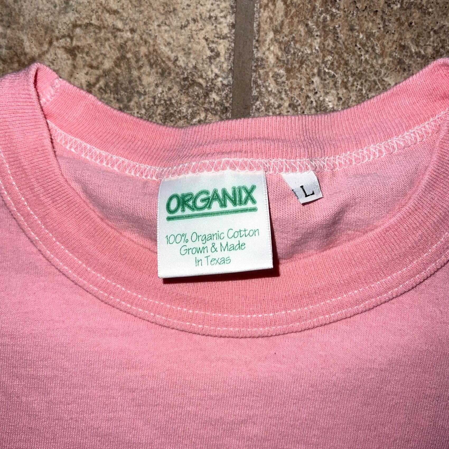 Pinko VTG Organix SINGLE STITCH T-Shirt L Pink Mens Size Size US L / EU 52-54 / 3 - 3 Thumbnail