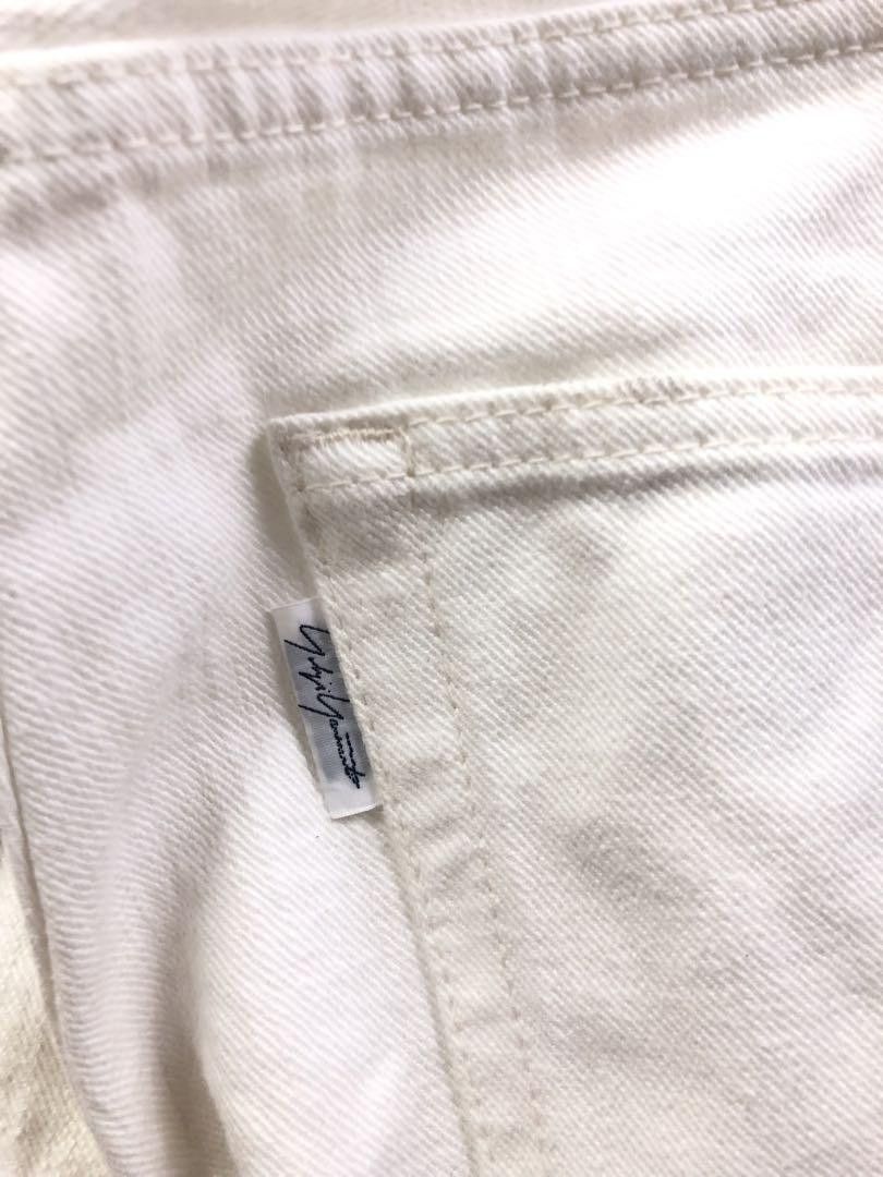 Yohji Yamamoto Yohji Yamamoto pants white denim Size US 29 - 4 Thumbnail