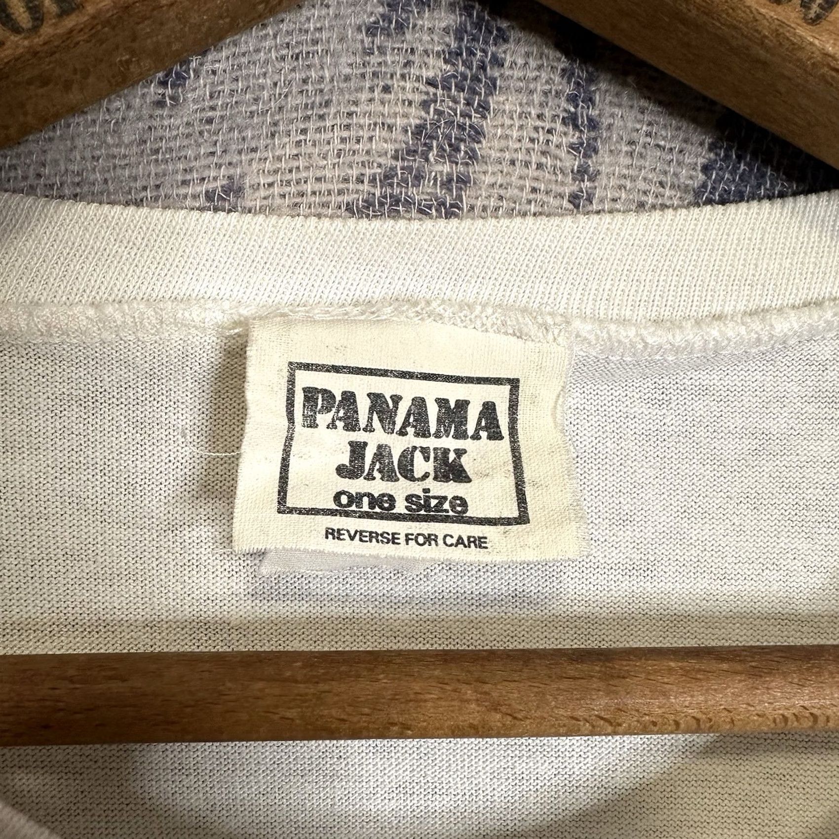 Panama Jack VINTAGE Panama Jack T-Shirt Unisex Adults Beach White 80s 90s Graphic Print Logo Crew Neck Short Sleeve S Size US S / EU 44-46 / 1 - 4 Thumbnail