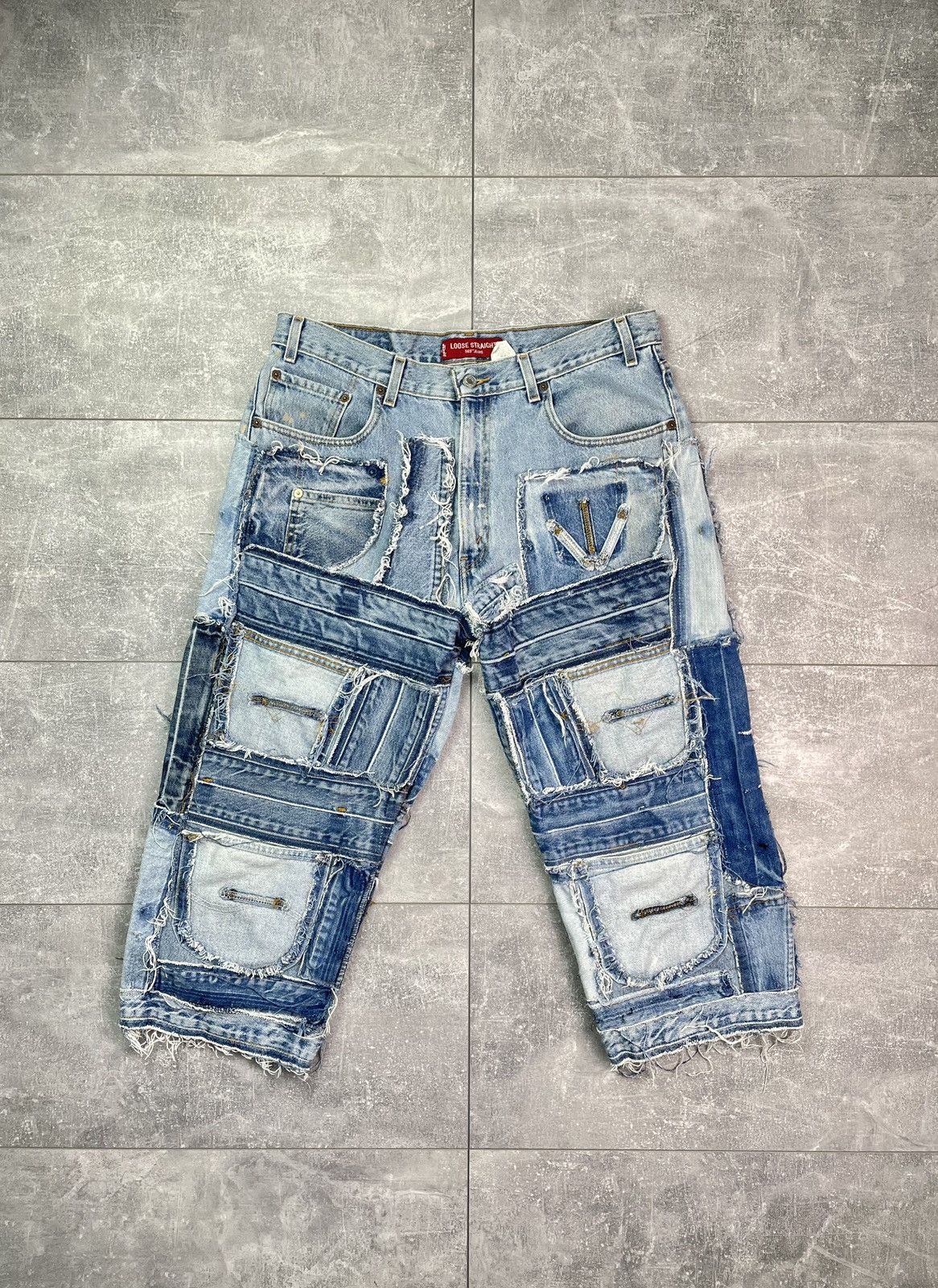 Levi’s 569 Patchwork Multipocket Vintage Denim Jeans